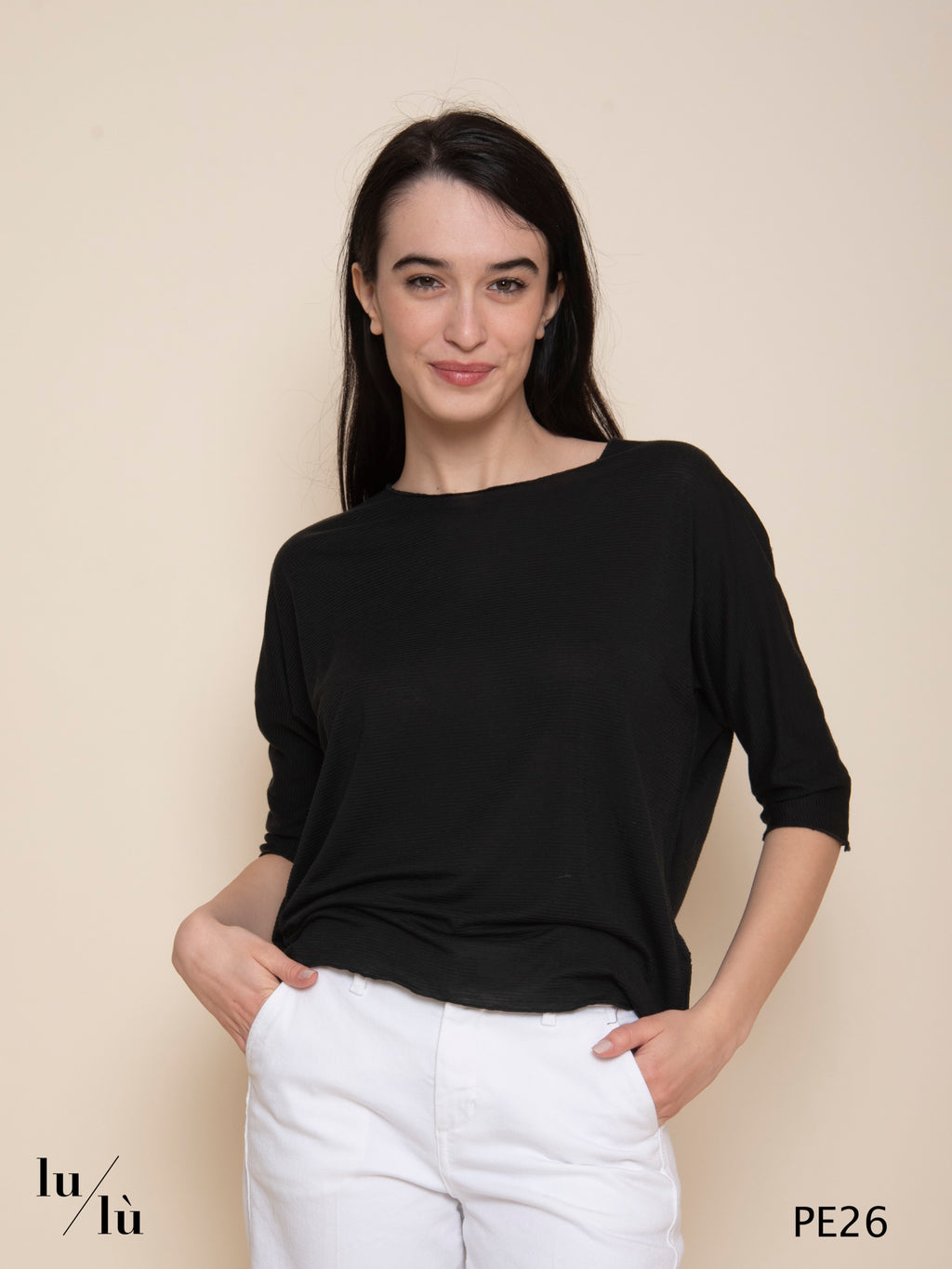 Bao Chau Nera - T-shirt donna rigata