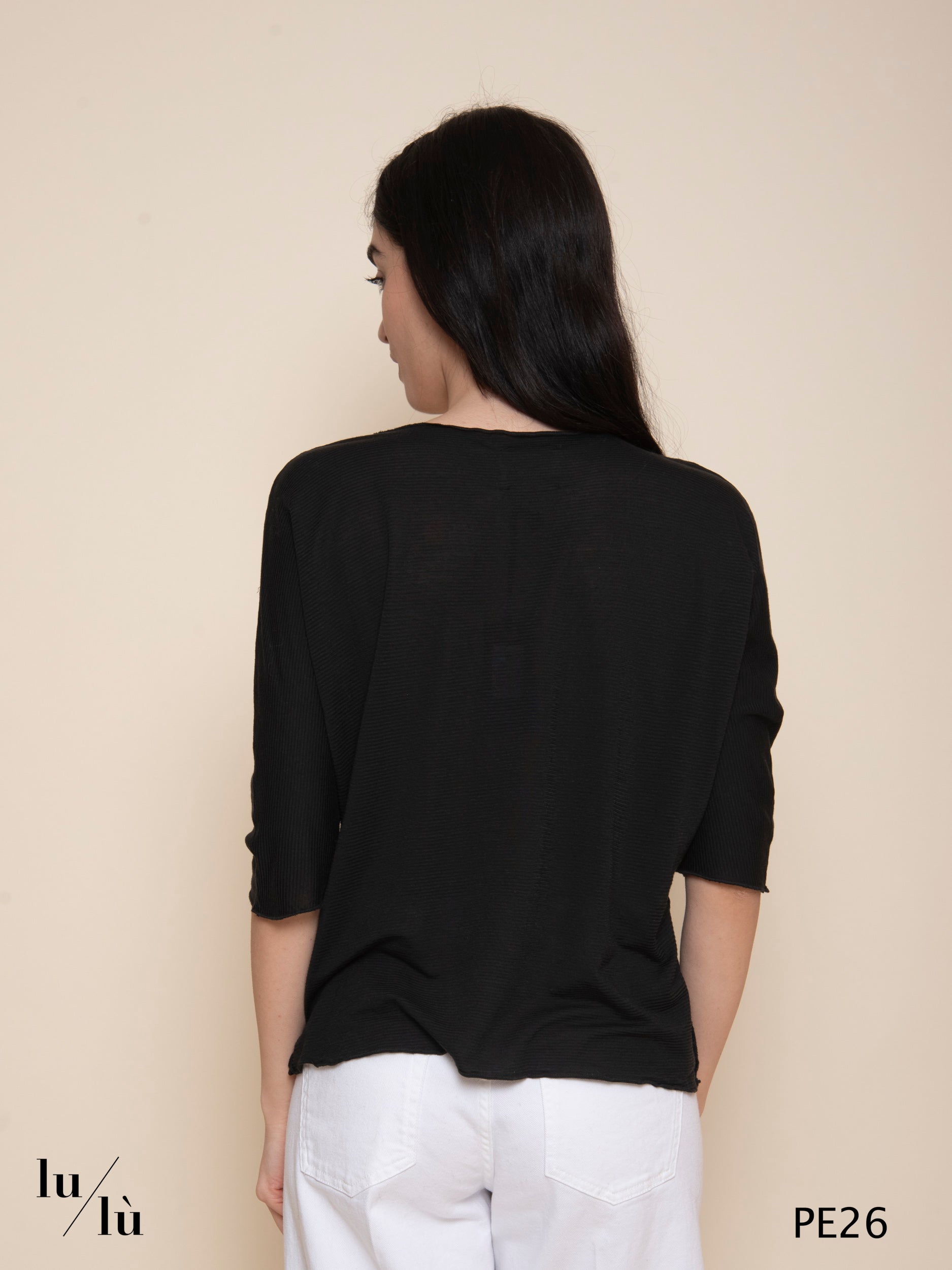 Bao Chau Nera - T-shirt donna rigata