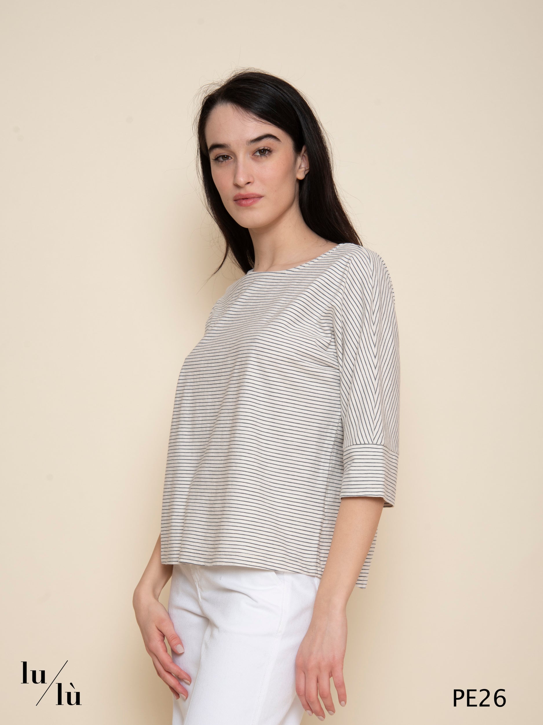 Lan - T-shirt donna a righe