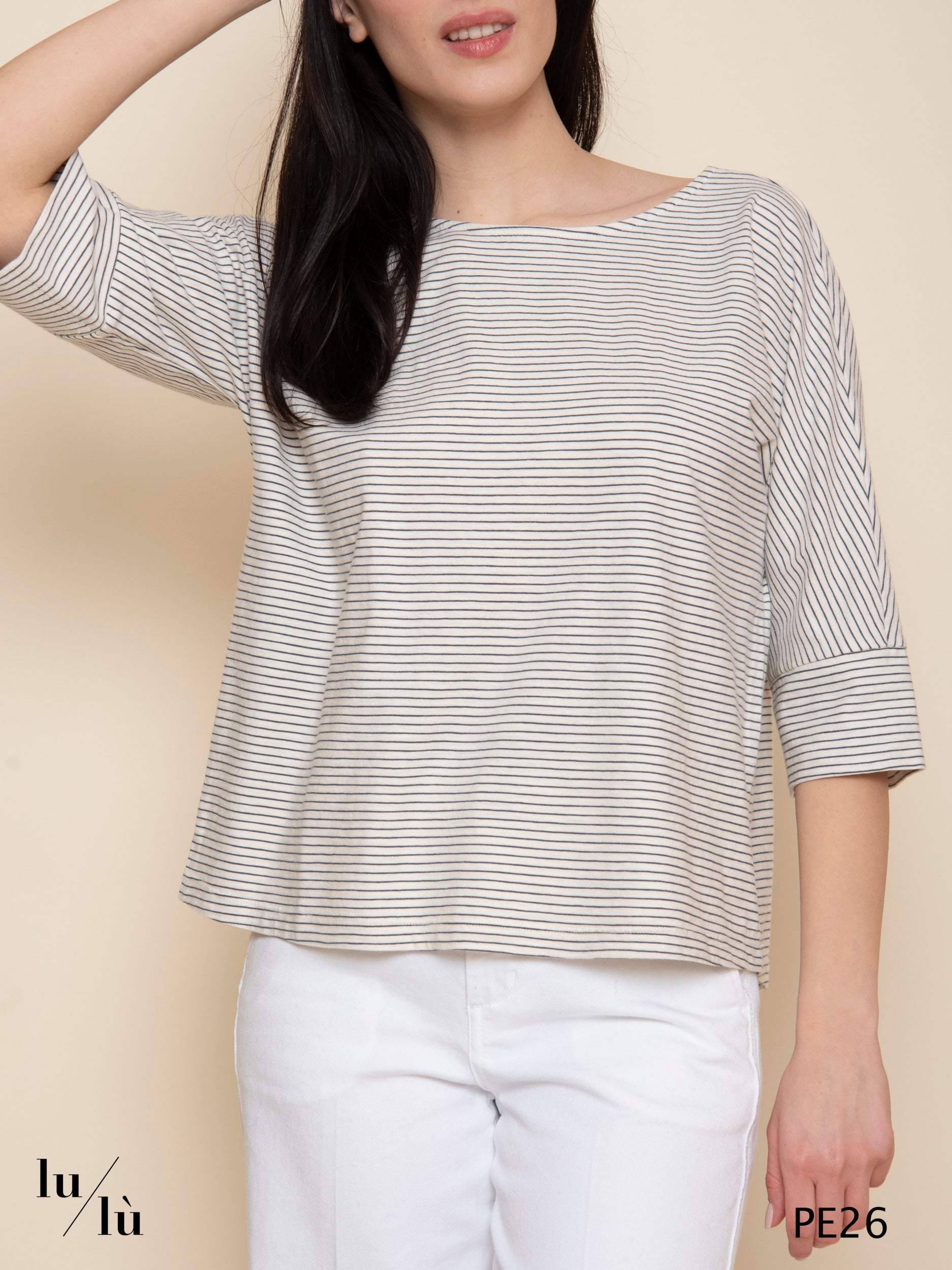 Lan - T-shirt donna a righe