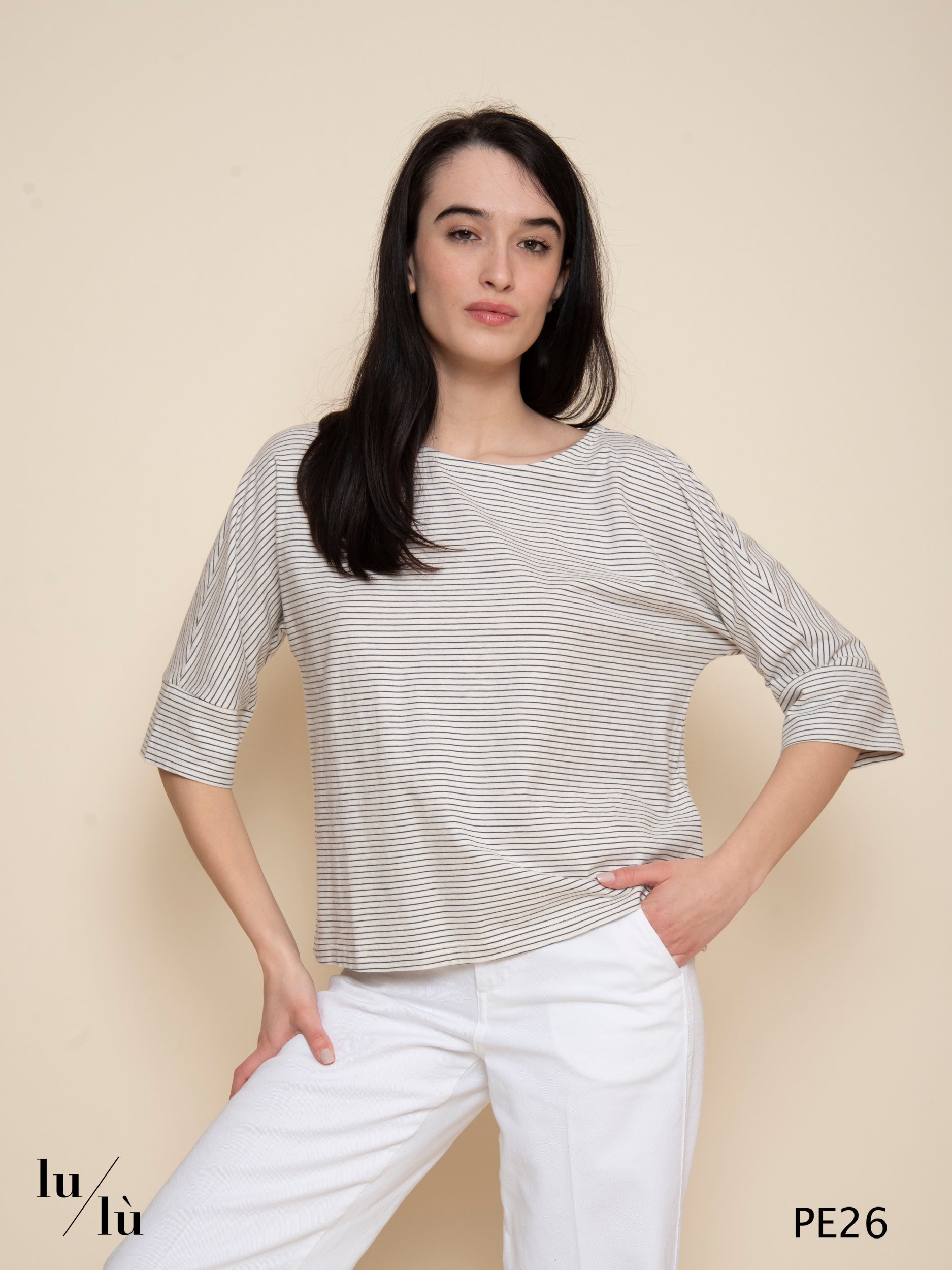 Lan - T-shirt donna a righe