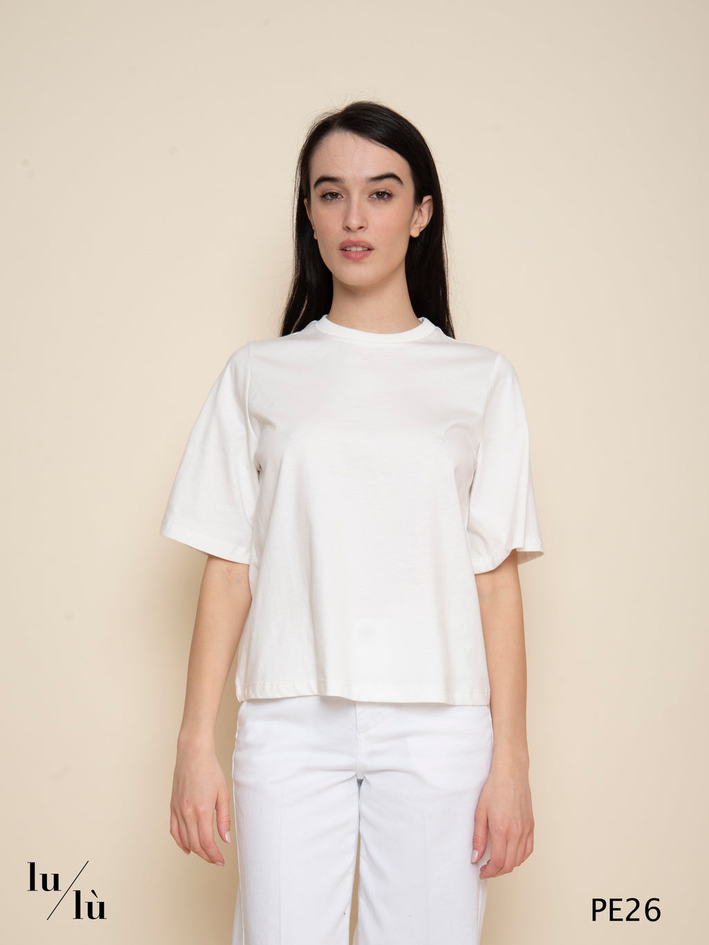 Song - T-shirt donna boxy in cotone