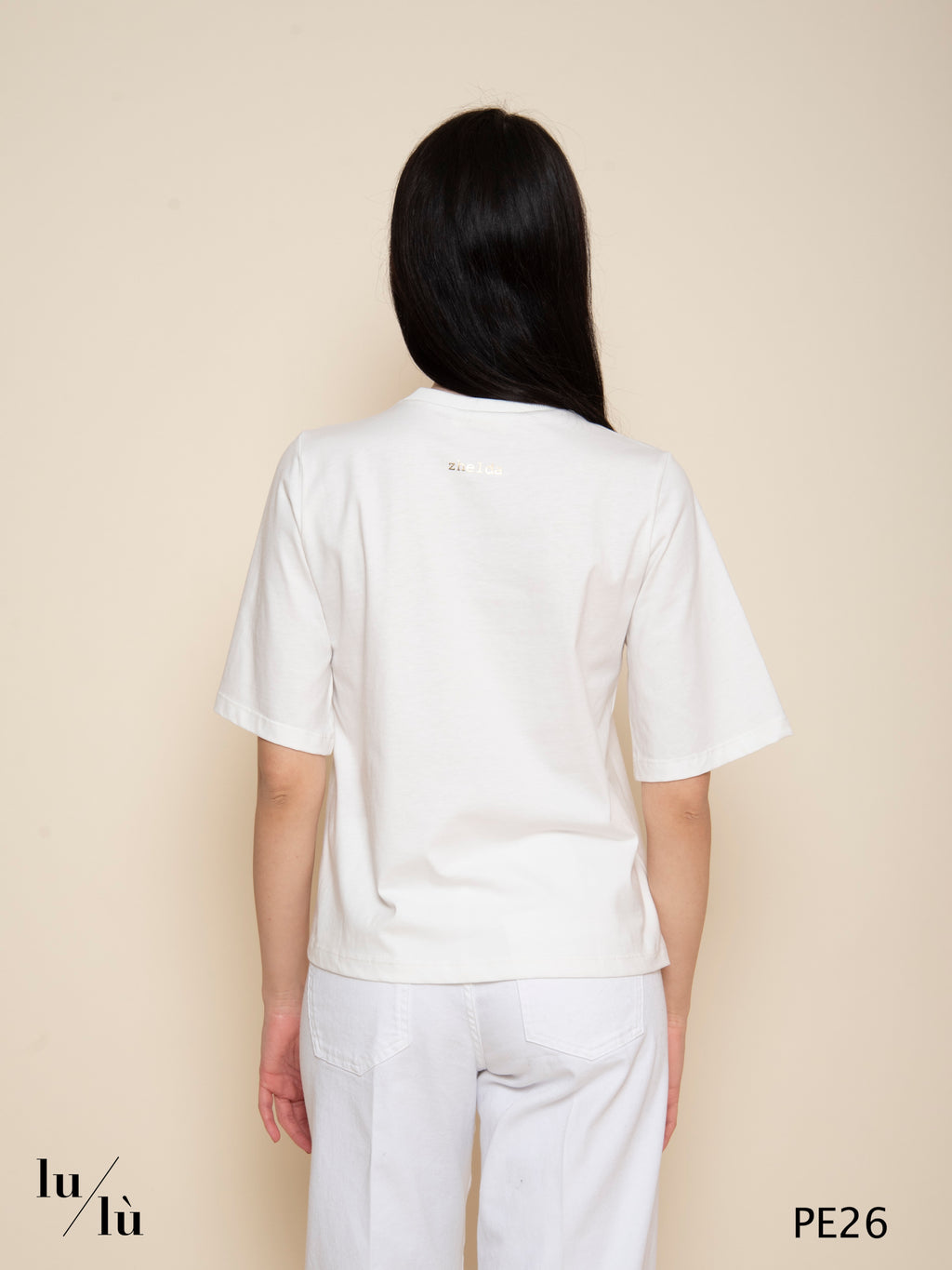 Song - T-shirt donna boxy in cotone