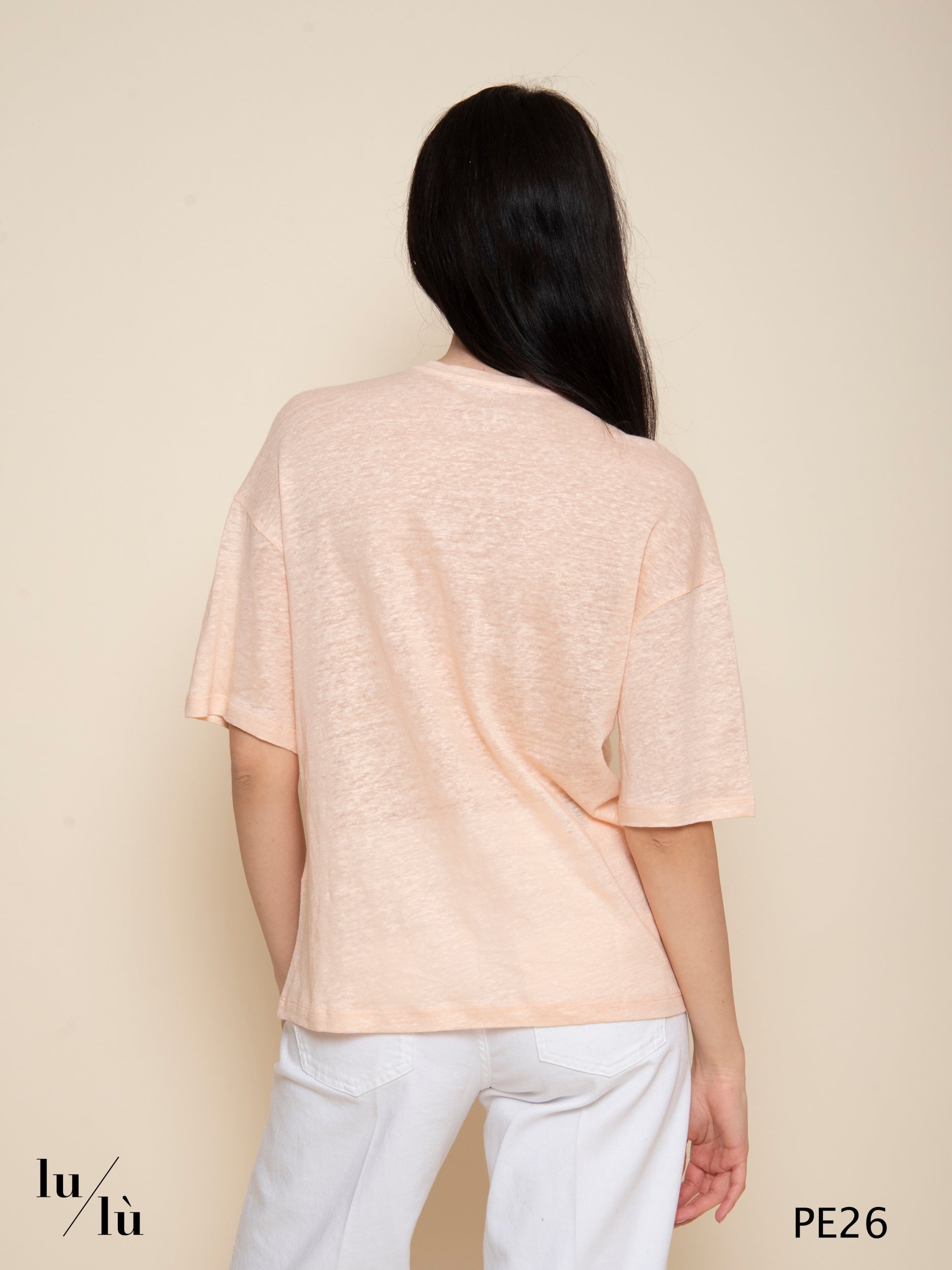 Hanabel Pesca - T-shirt donna in lino