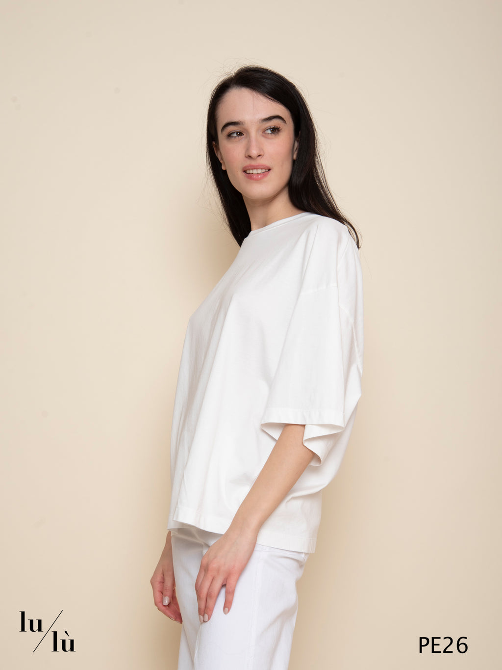 Channary - T-shirt donna oversize in cotone