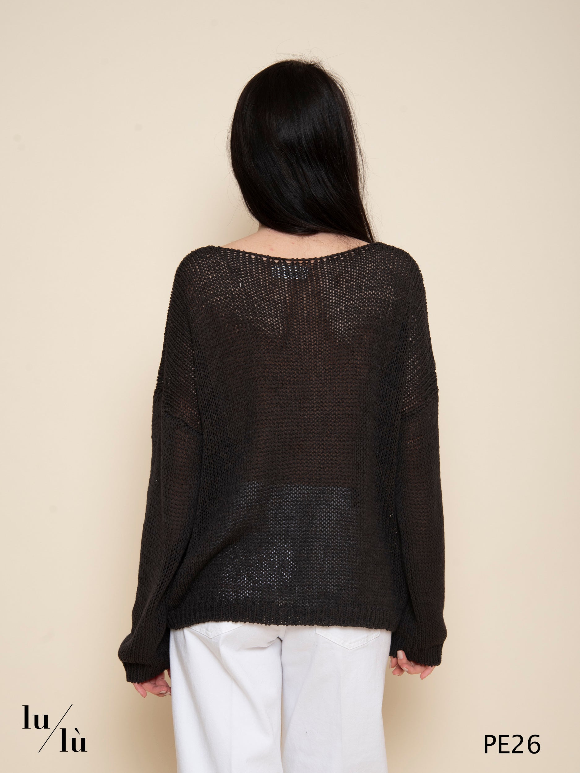 Malis - Maglia donna in fettuccia di cotone