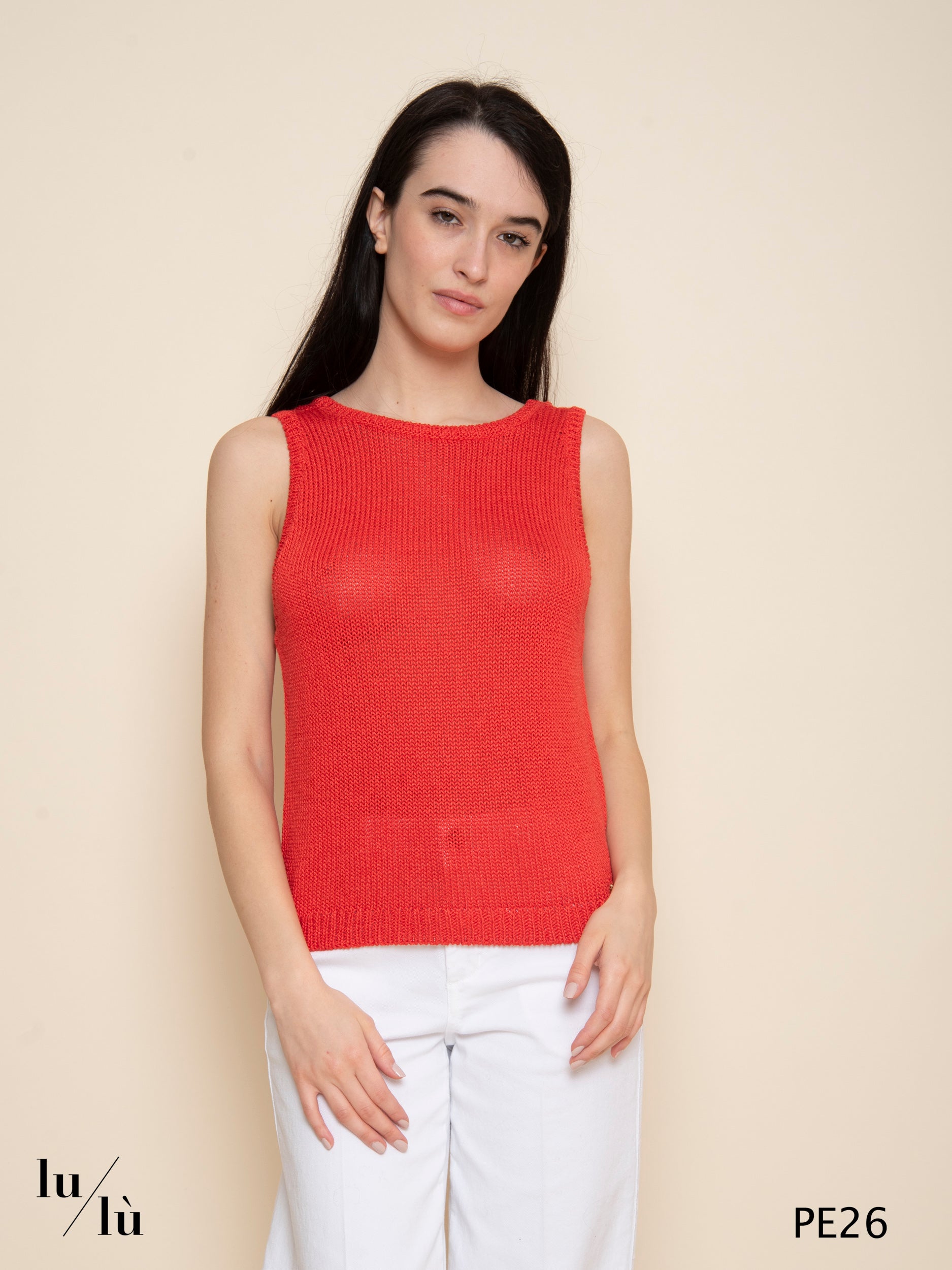 Carlota Homard - Canotta donna in maglia