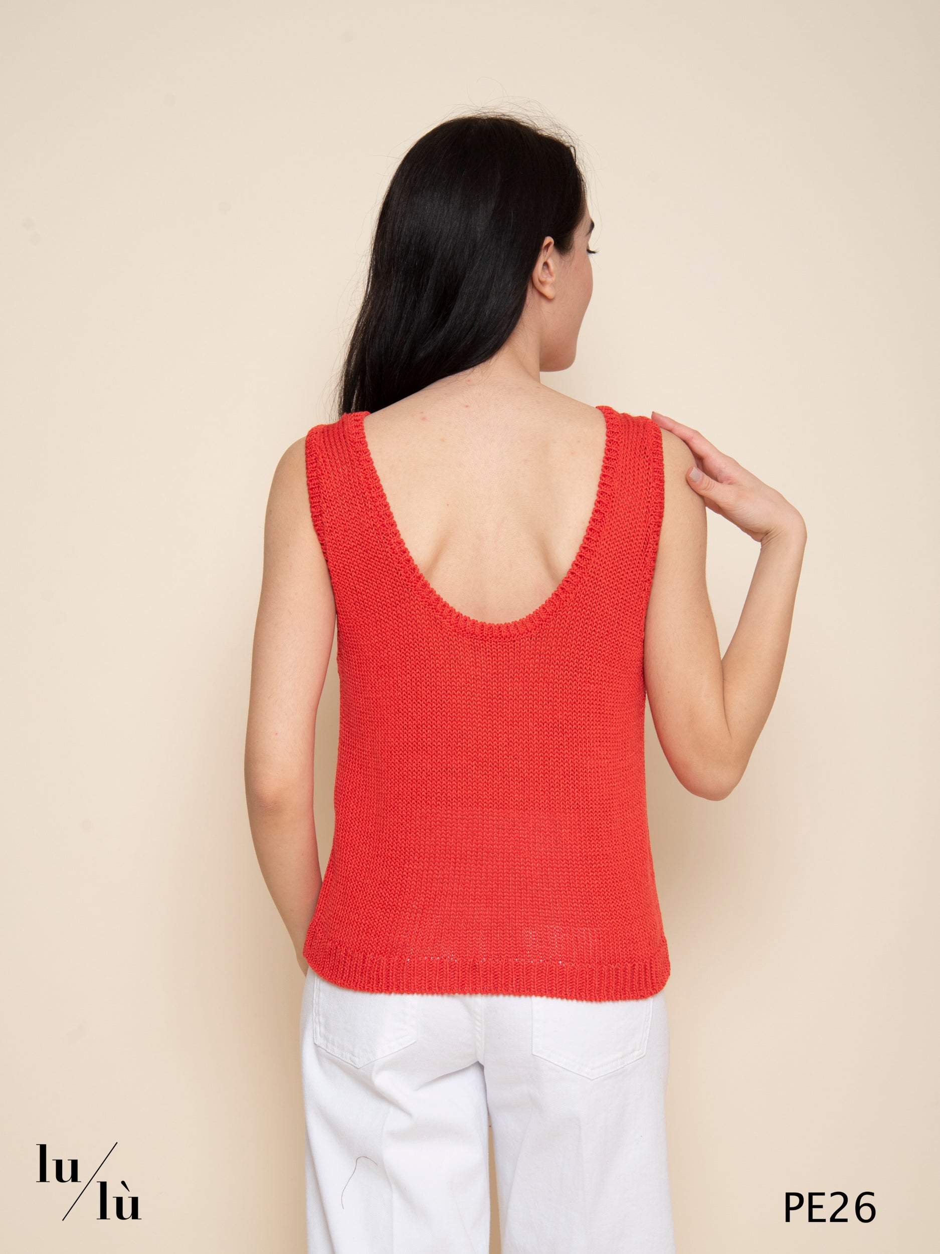 Carlota Homard - Canotta donna in maglia