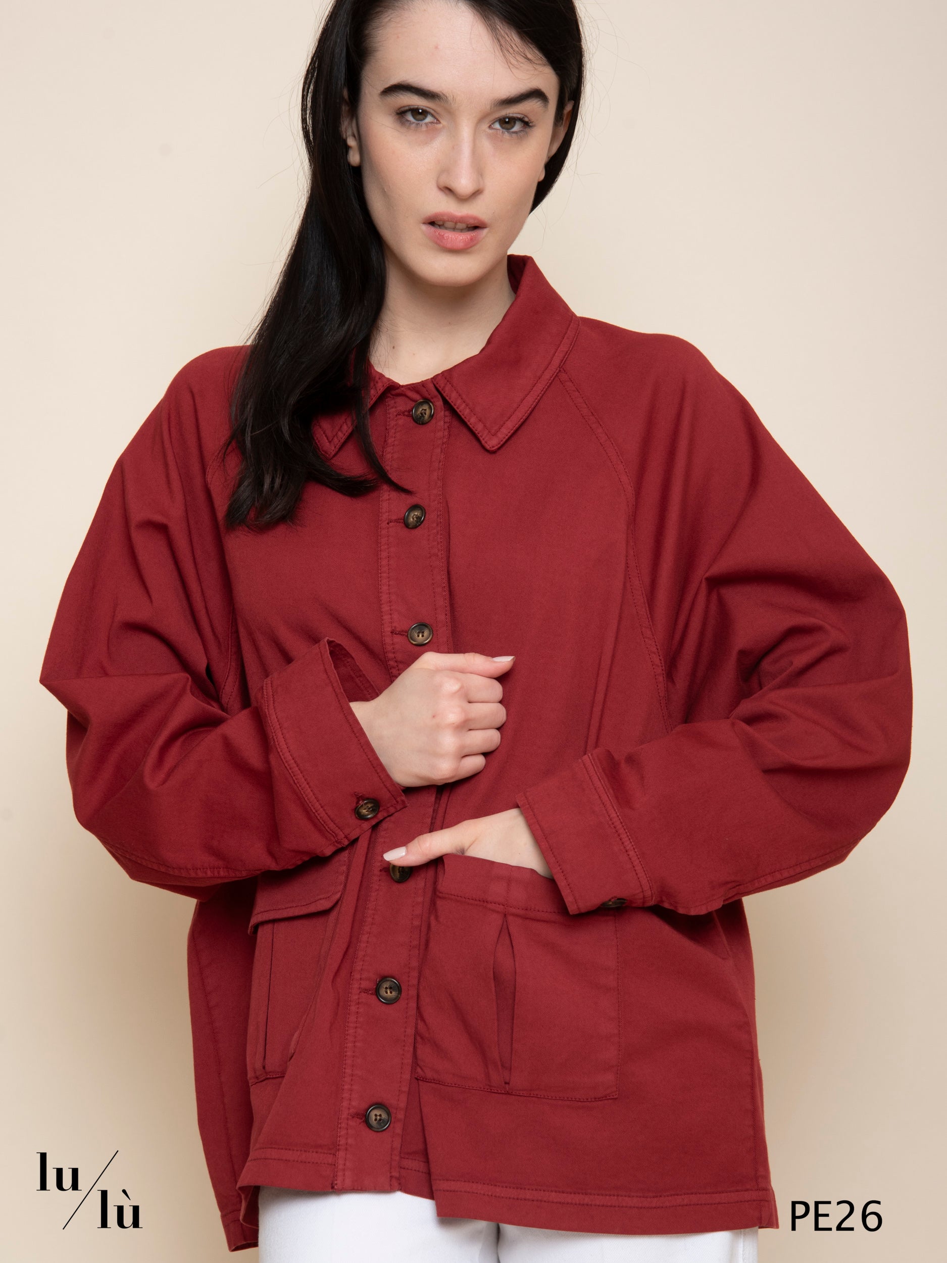 Samuel - Overshirt donna in cotone