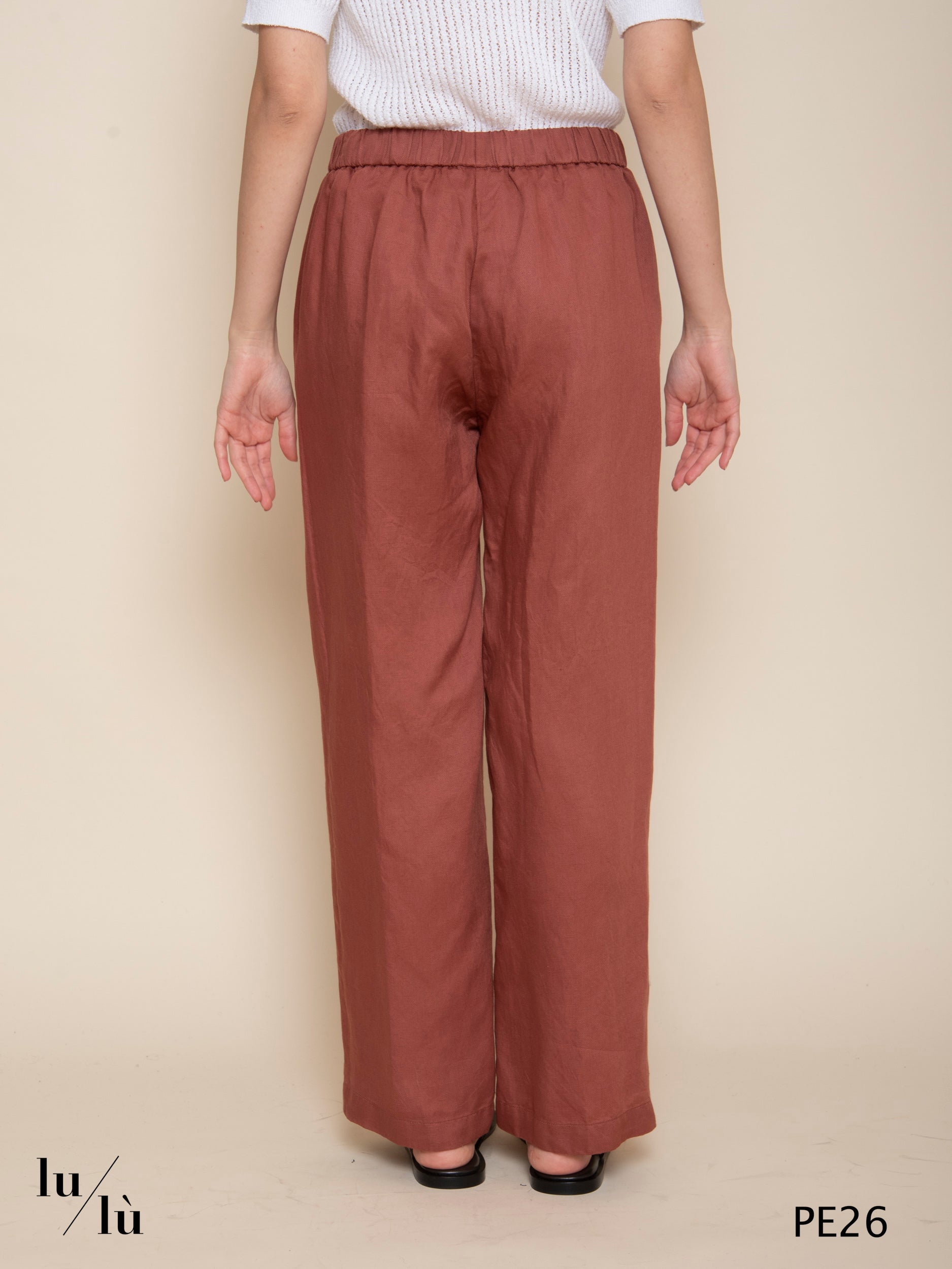 Pantero - Pantalone donna in tencel e lino