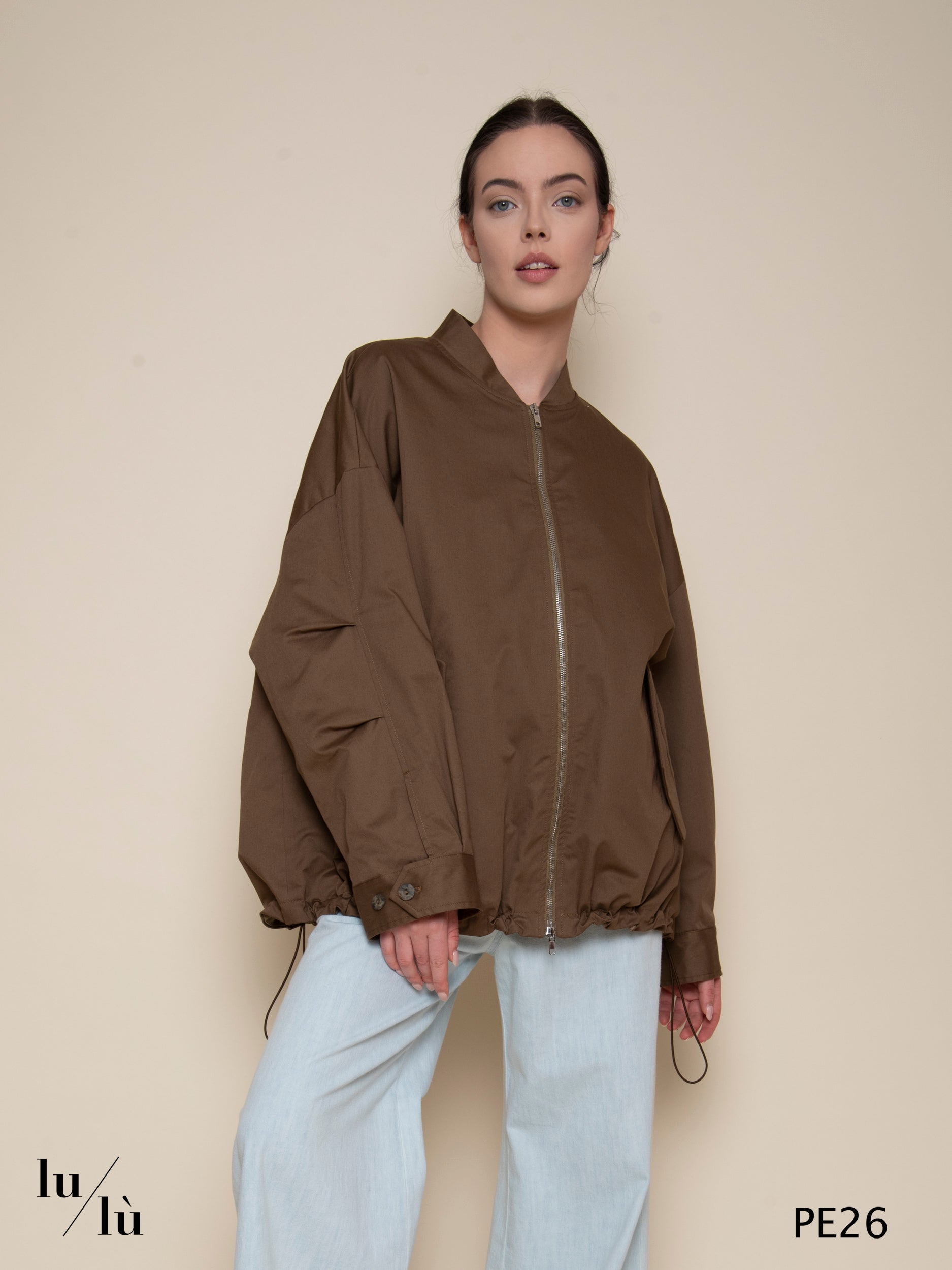 Kafka - Bomber donna oversize in cotone