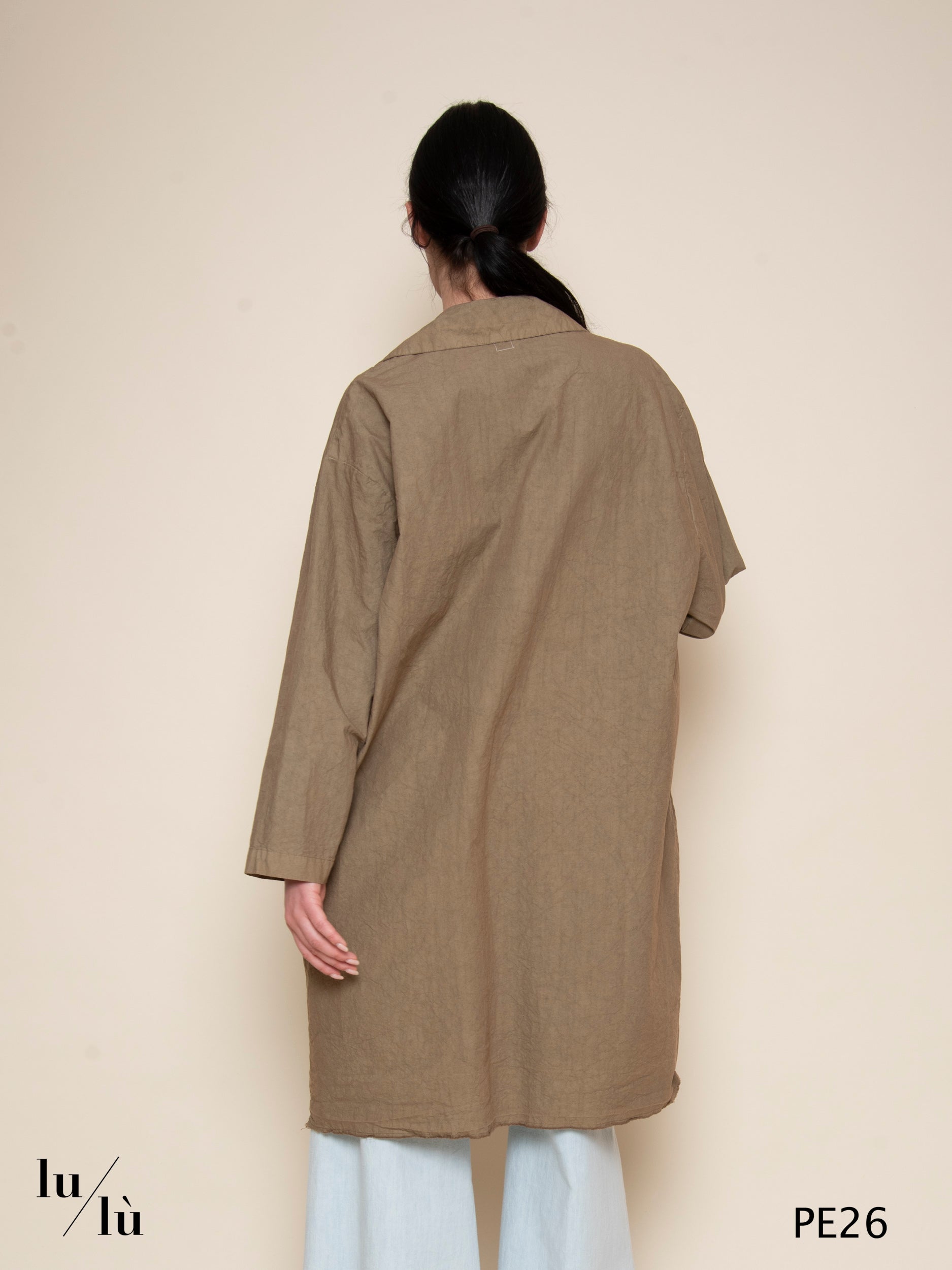 Tulips - Trench leggero sfoderato in cotone