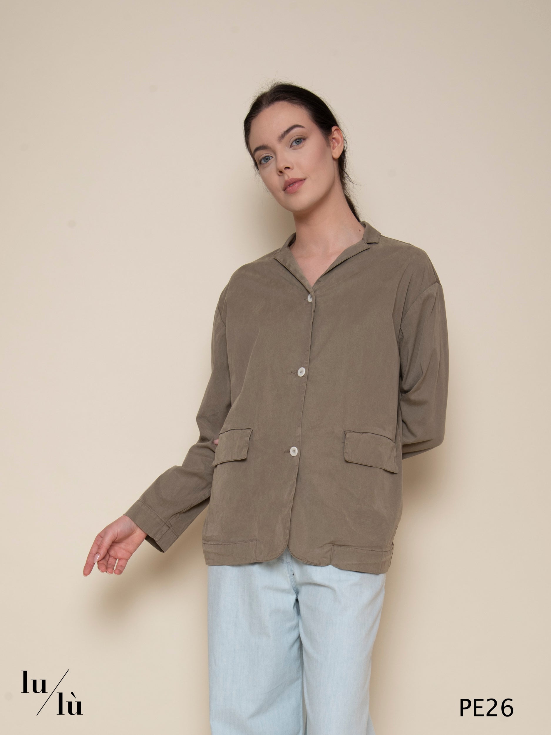 Ninfea - Blazer donna in cotone sfoderato