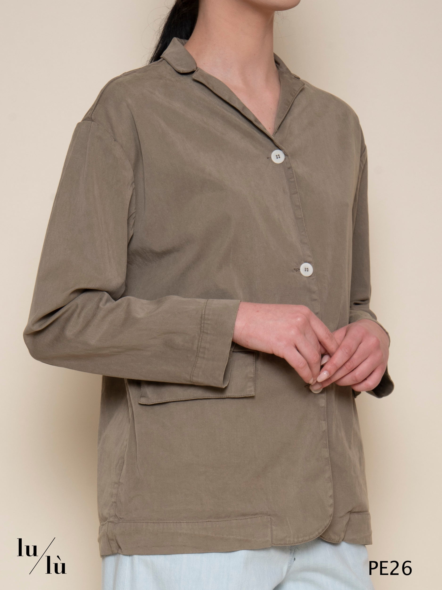 Ninfea - Blazer donna in cotone sfoderato