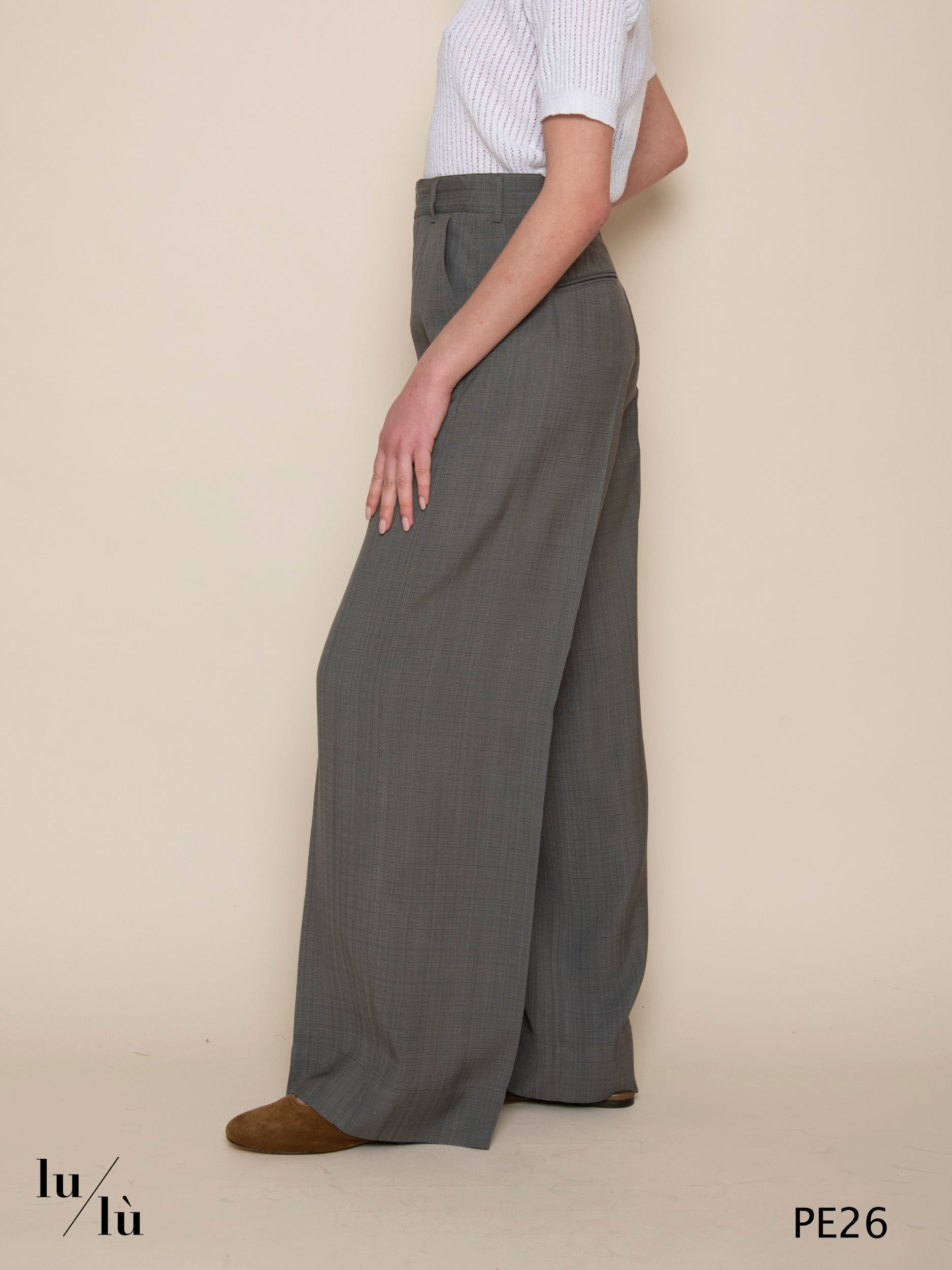Hippolite - Pantalone donna gamba dritta in viscosa