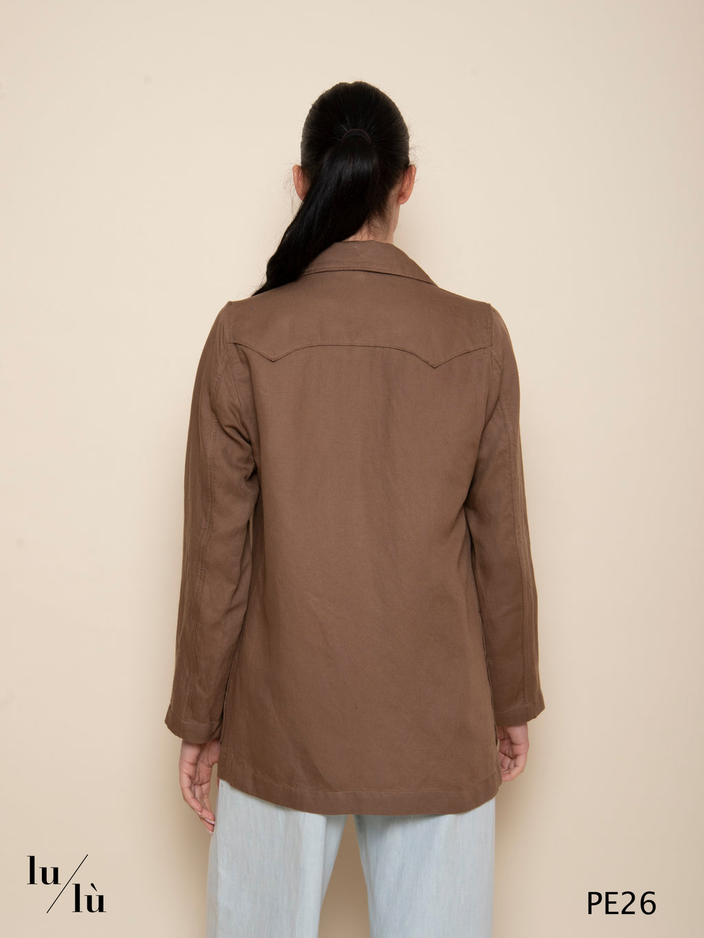 Valenzoro - Giacca morbida in tencel e lino