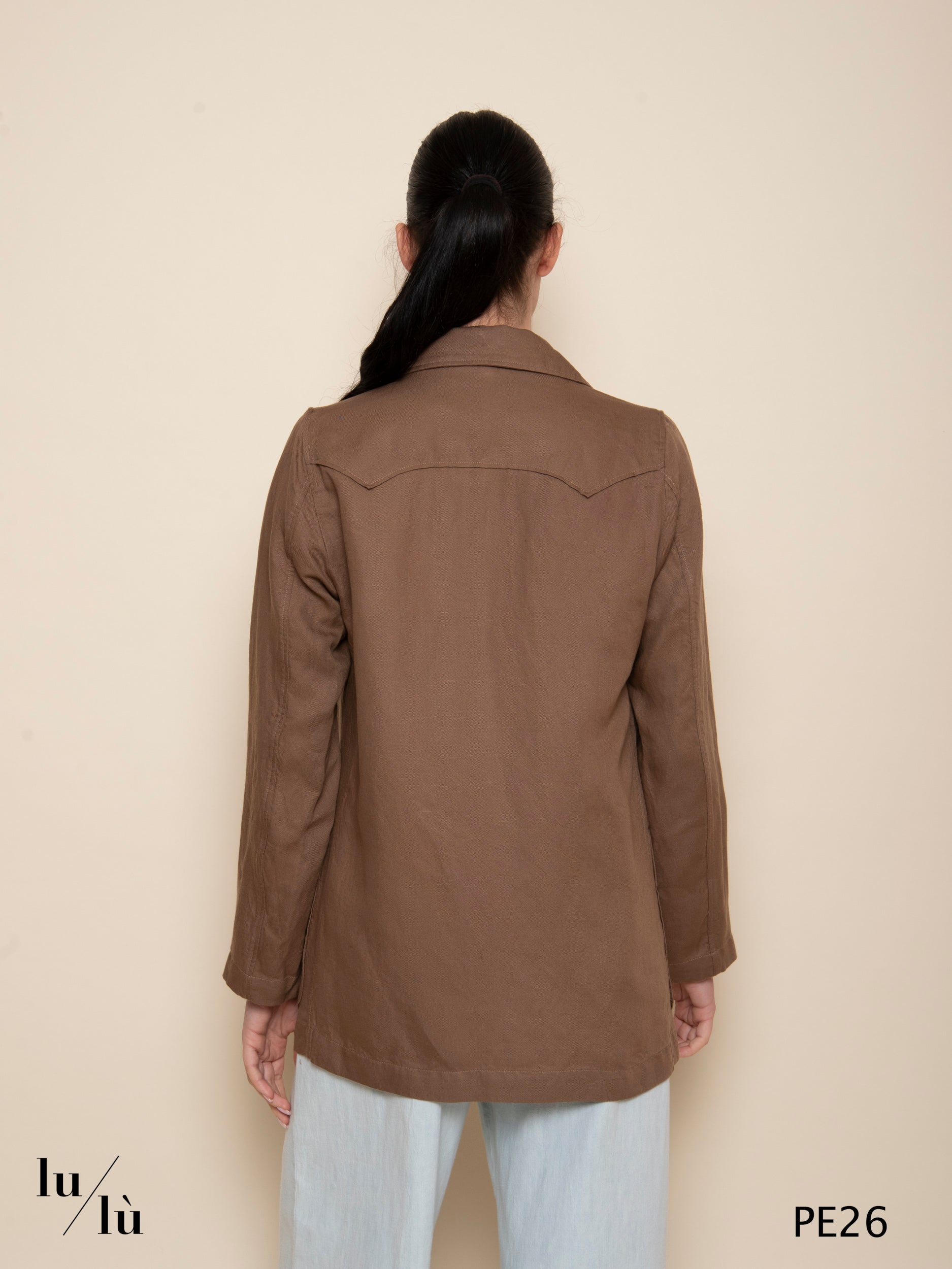 Valenzoro - Giacca morbida in tencel e lino