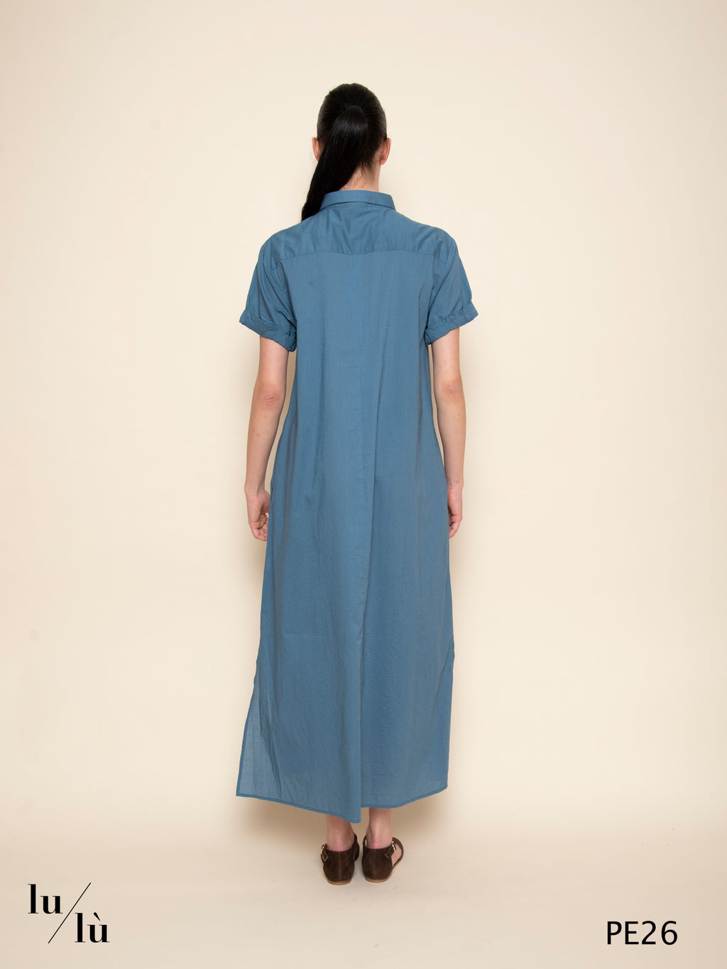 Tampa - Abito donna chemisier in voile di cotone