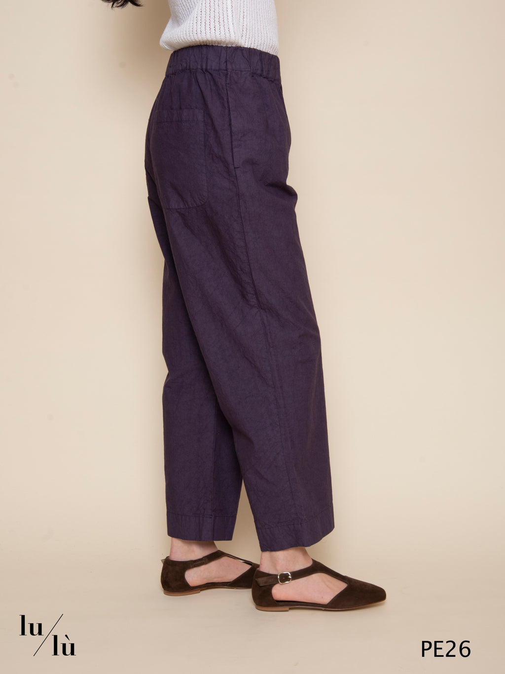 Aiko - Pantaloni cropped con coulisse