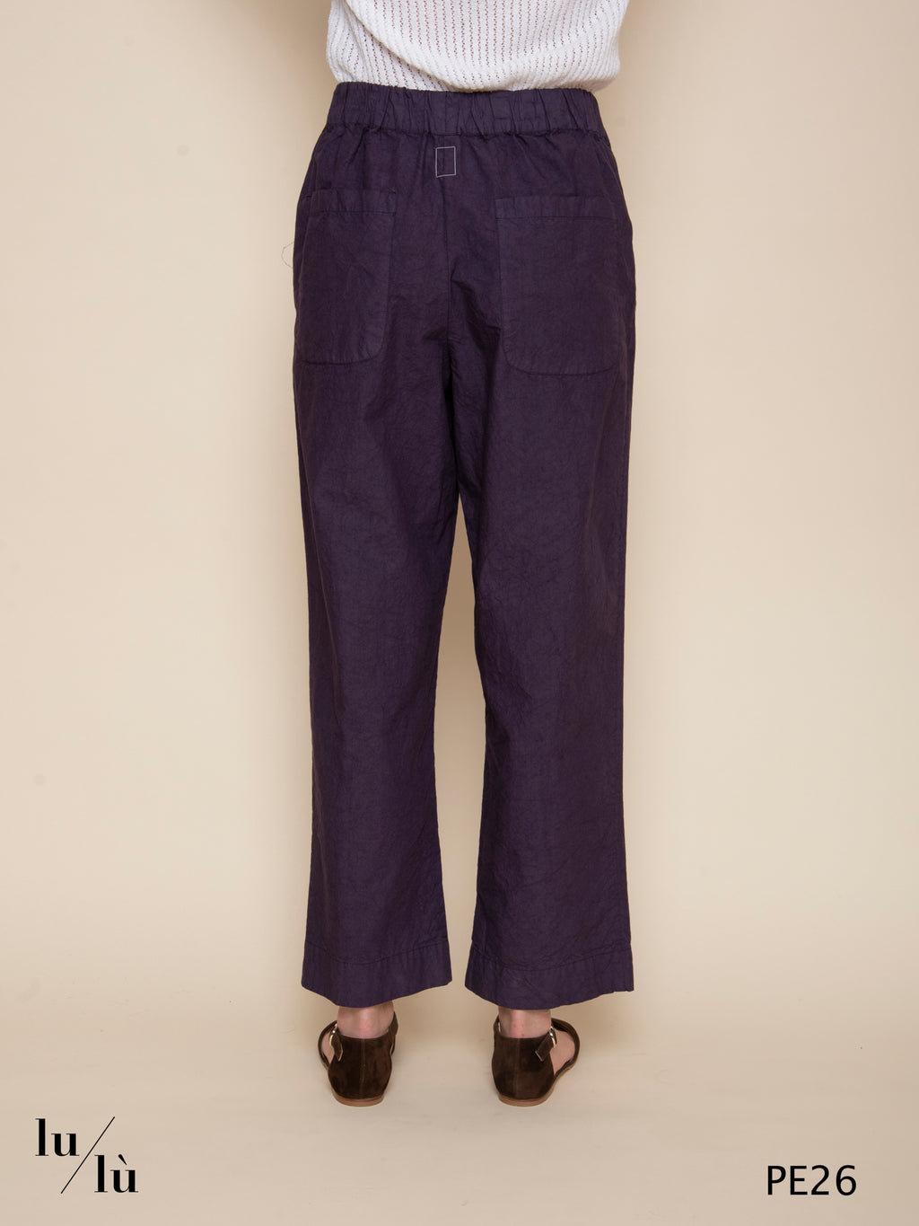Aiko - Pantaloni cropped con coulisse