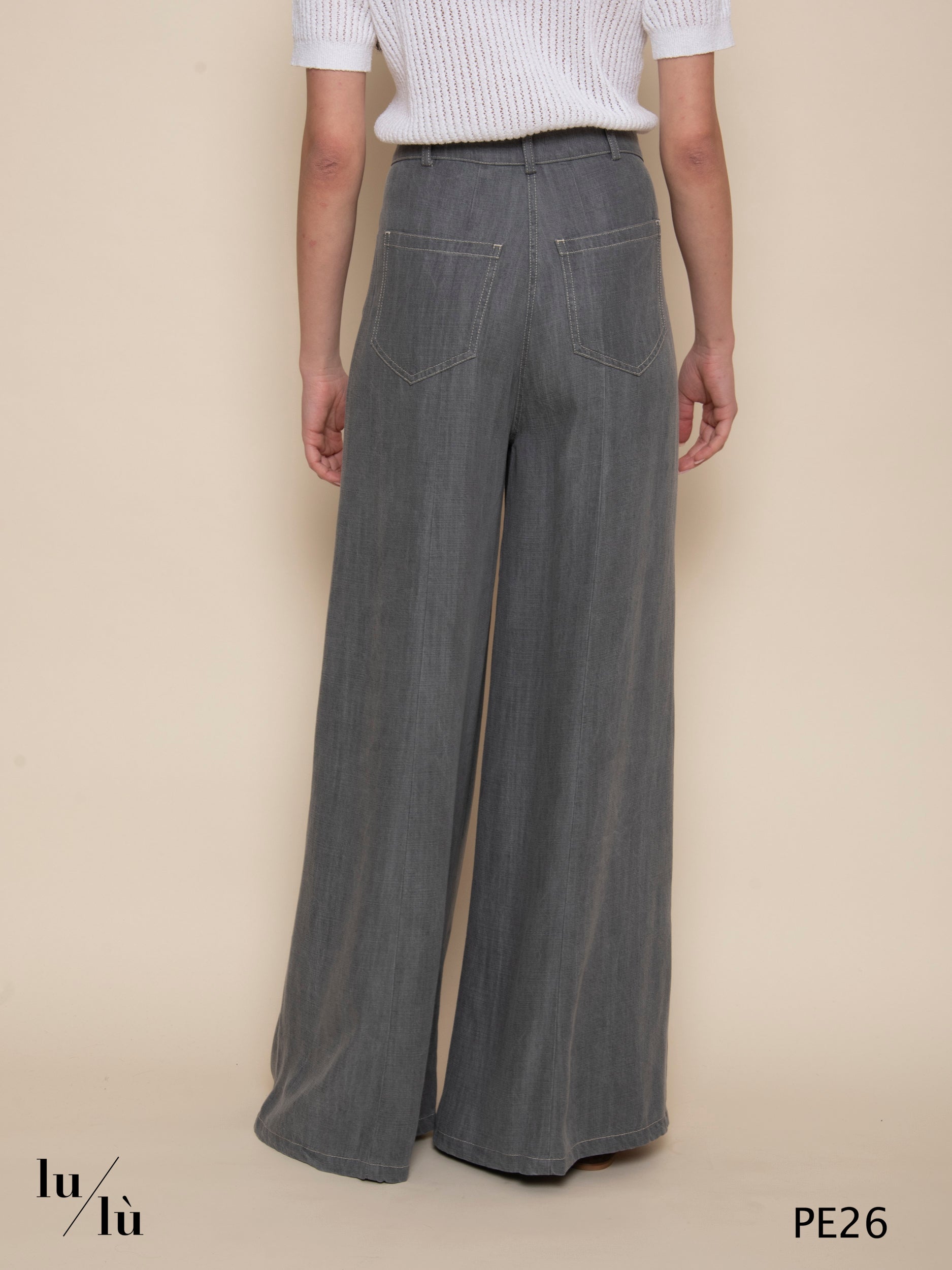 Natsuki - Pantalone ampio fluido in Tencel