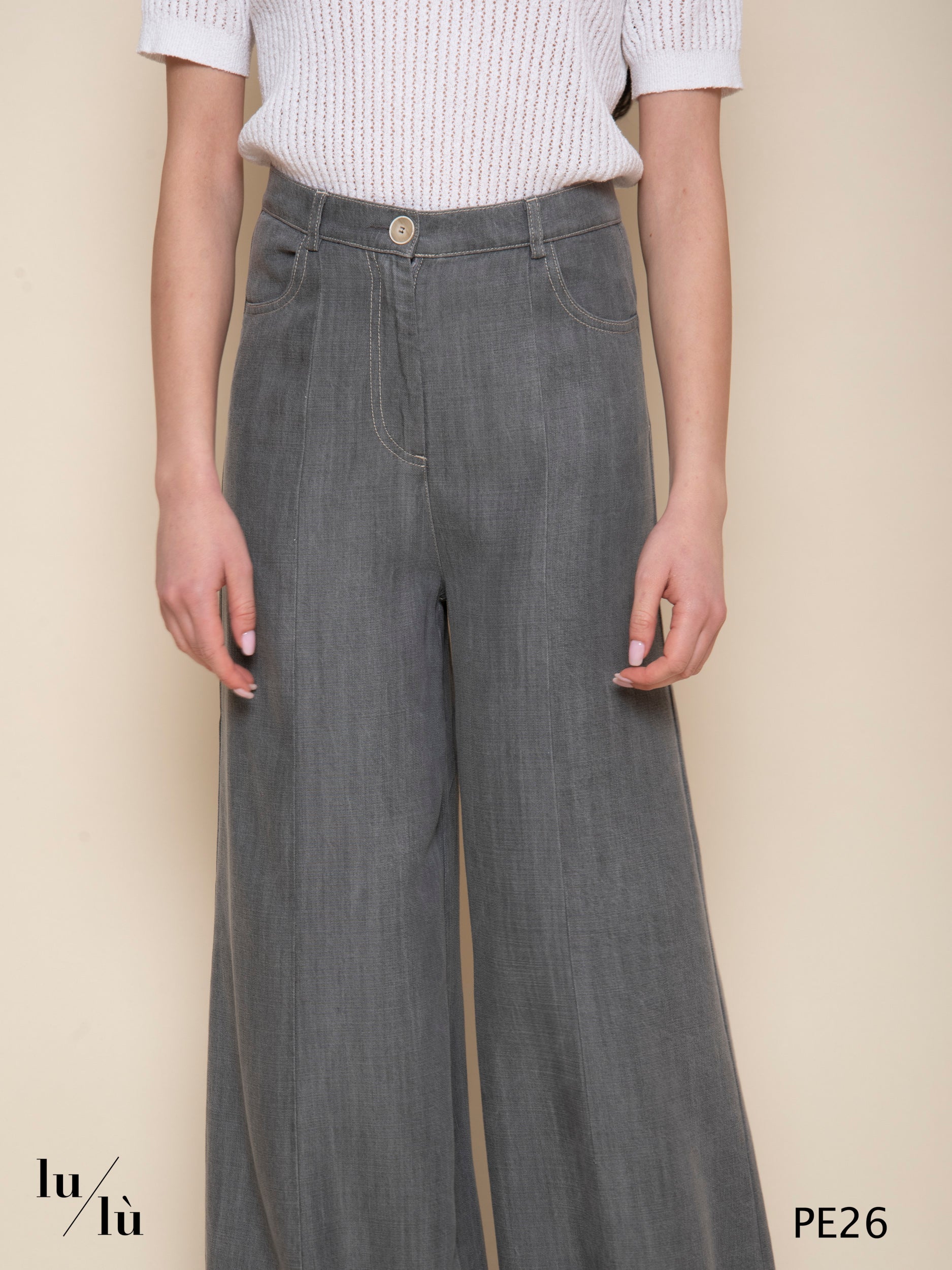 Natsuki - Pantalone ampio fluido in Tencel