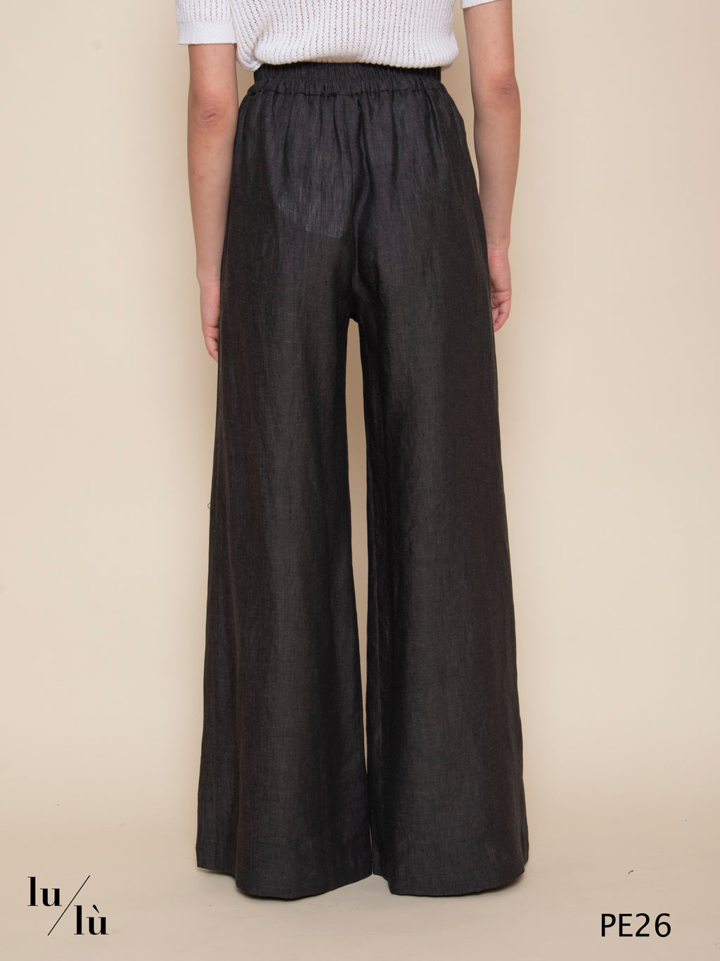 Aspen - Pantalone donna a palazzo in lino