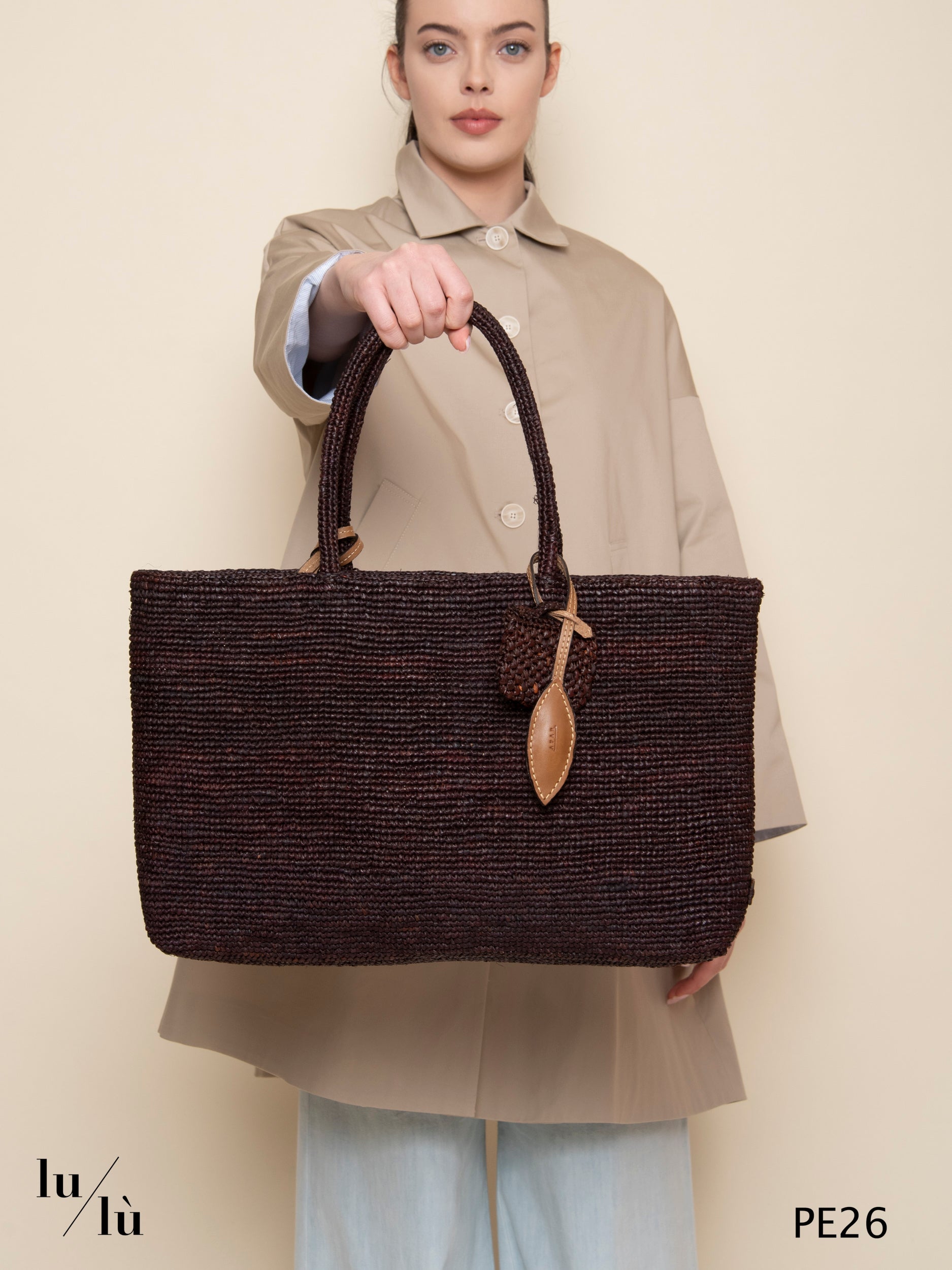 Alma Emme Brown - Tote bag artigianale handmade