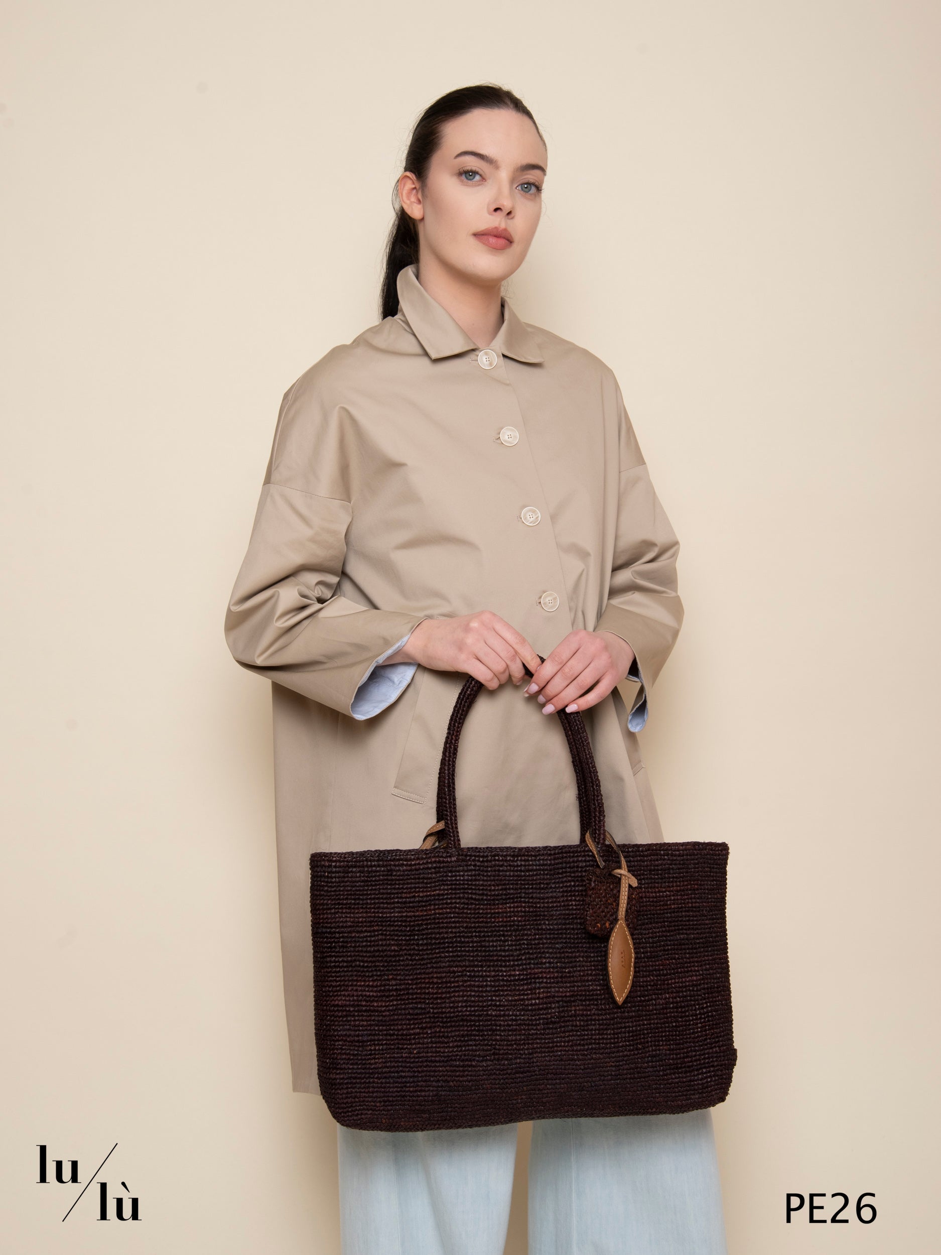 Alma Emme Brown - Tote bag artigianale handmade