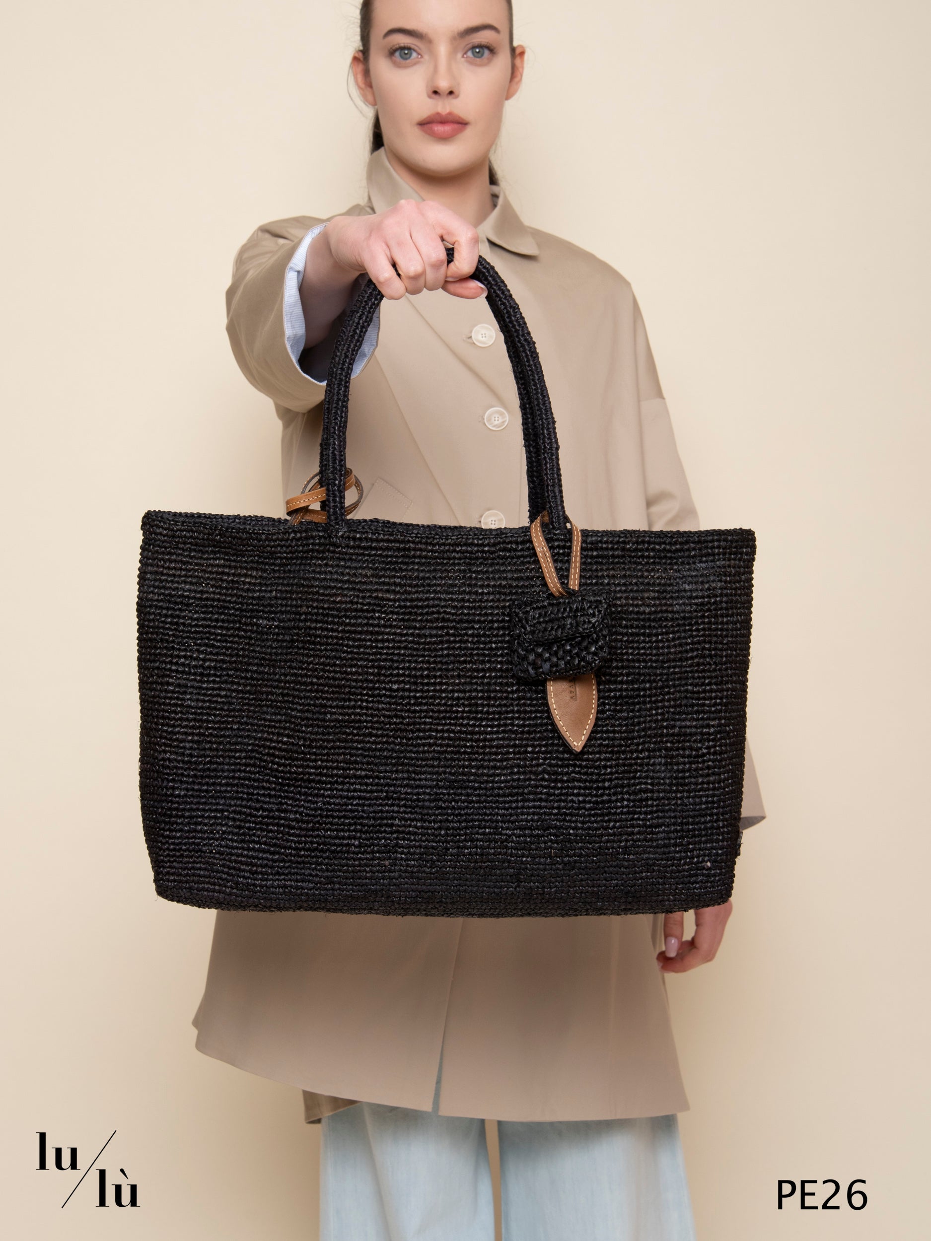 Alma Emme Nera - Tote bag artigianale handmade