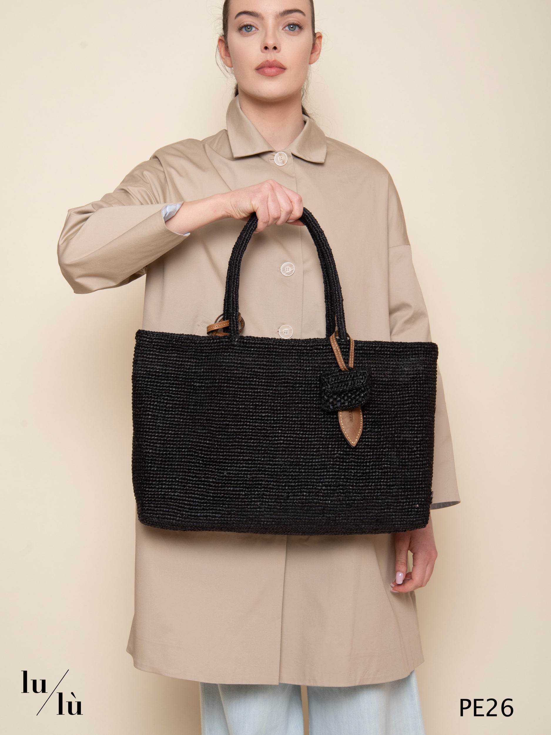 Alma Emme Nera - Tote bag artigianale handmade