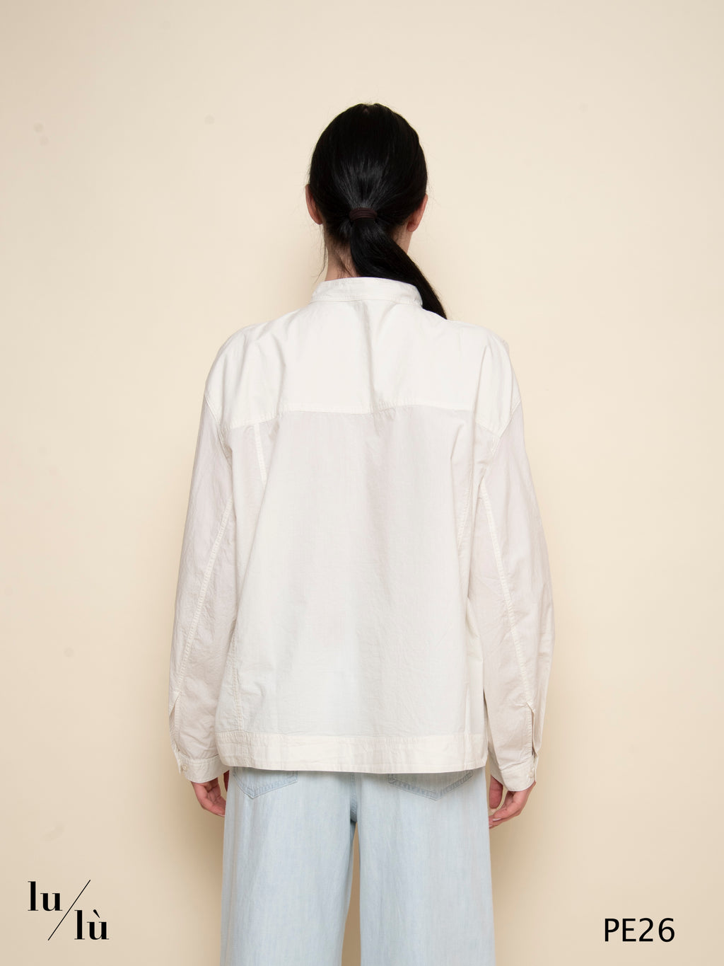 Cyphrie - Camicia over in popeline di cotone lavato