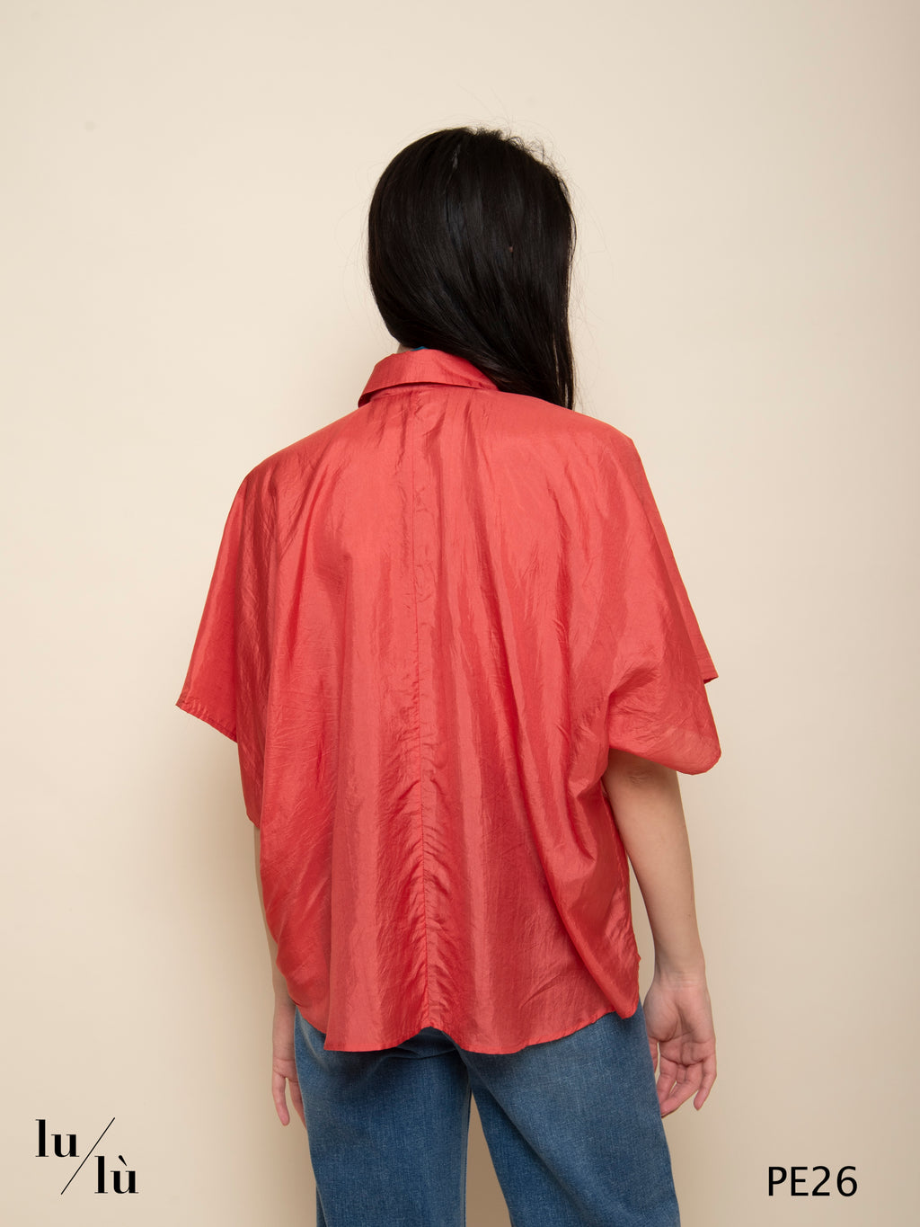 Brooklin - Camicia boxy in seta habutai