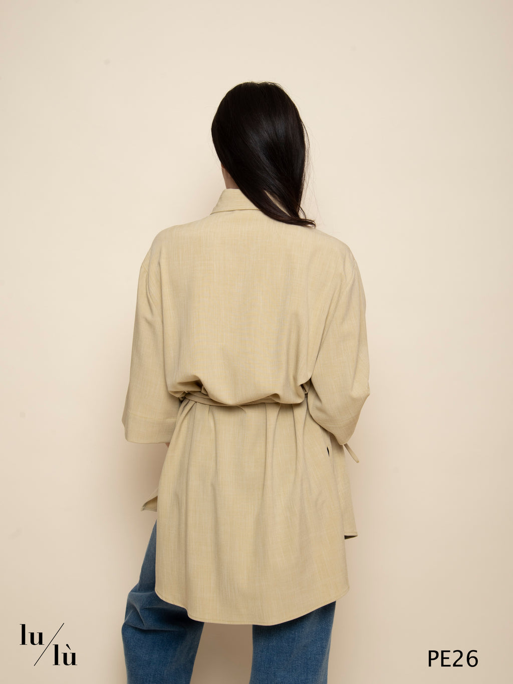 Malai - Blusa lunga con cintura
