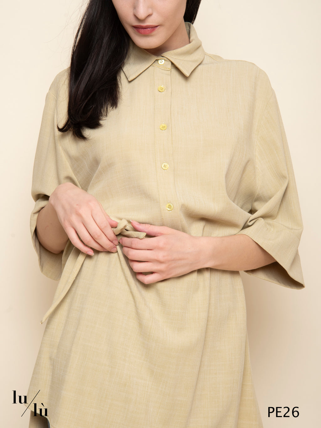 Malai - Blusa lunga con cintura