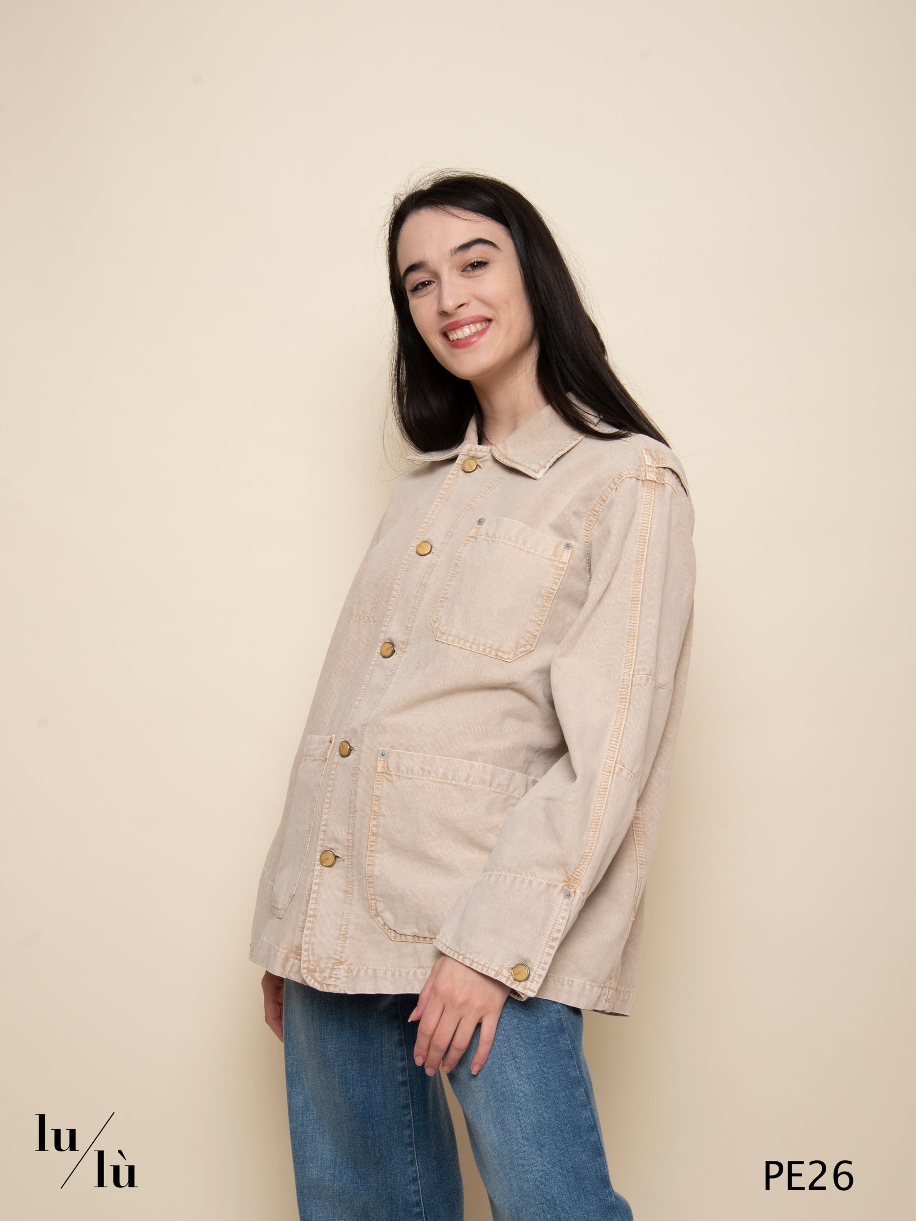 Valeriane - Overshirt in drill di cotone