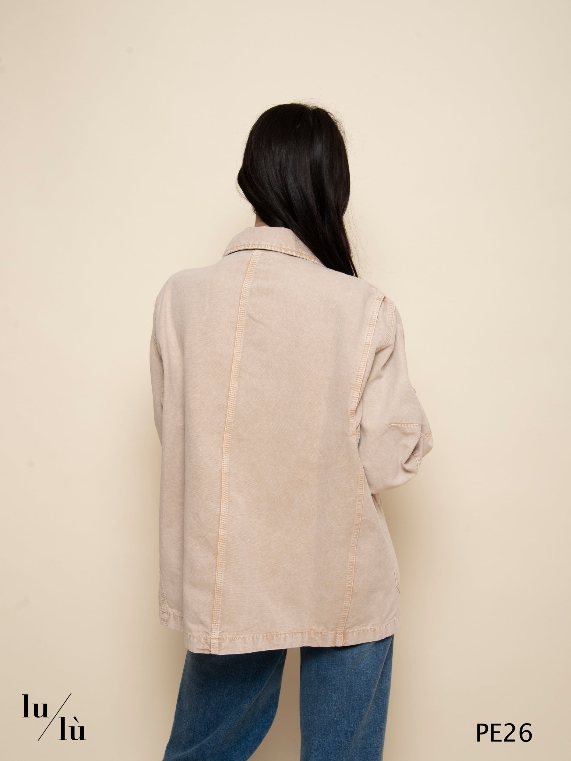 Valeriane - Overshirt in drill di cotone