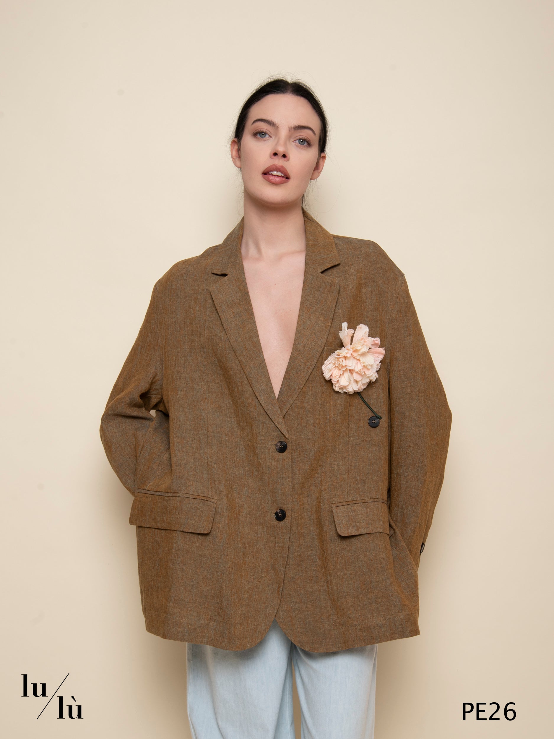 Wanida - Blazer oversize in lino