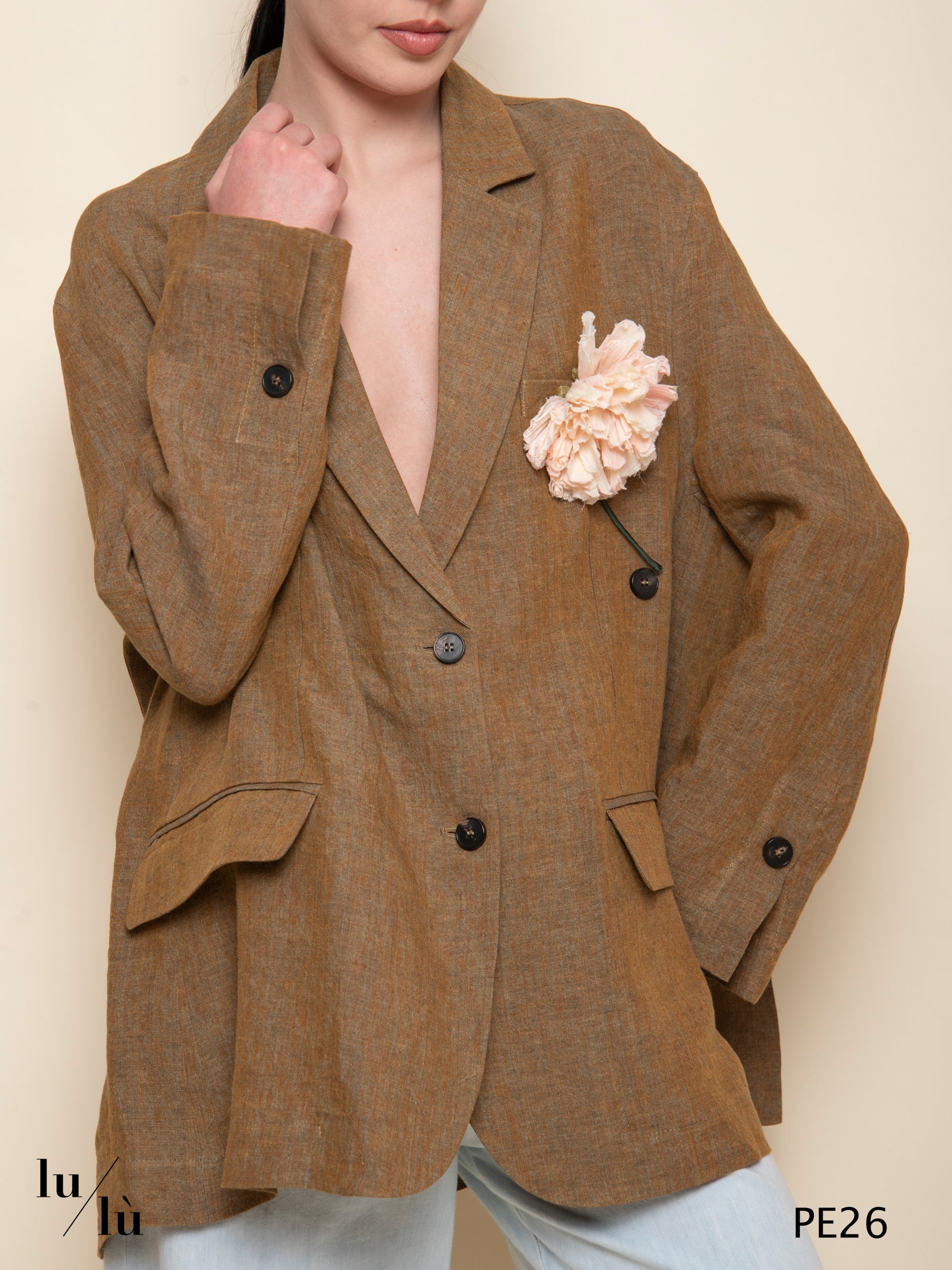 Wanida - Blazer oversize in lino