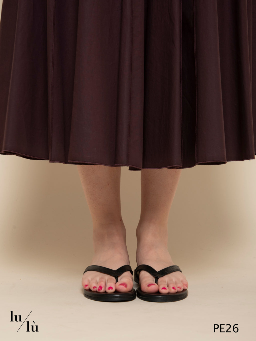 Hinemoa Nero - Infradito in pelle minimal