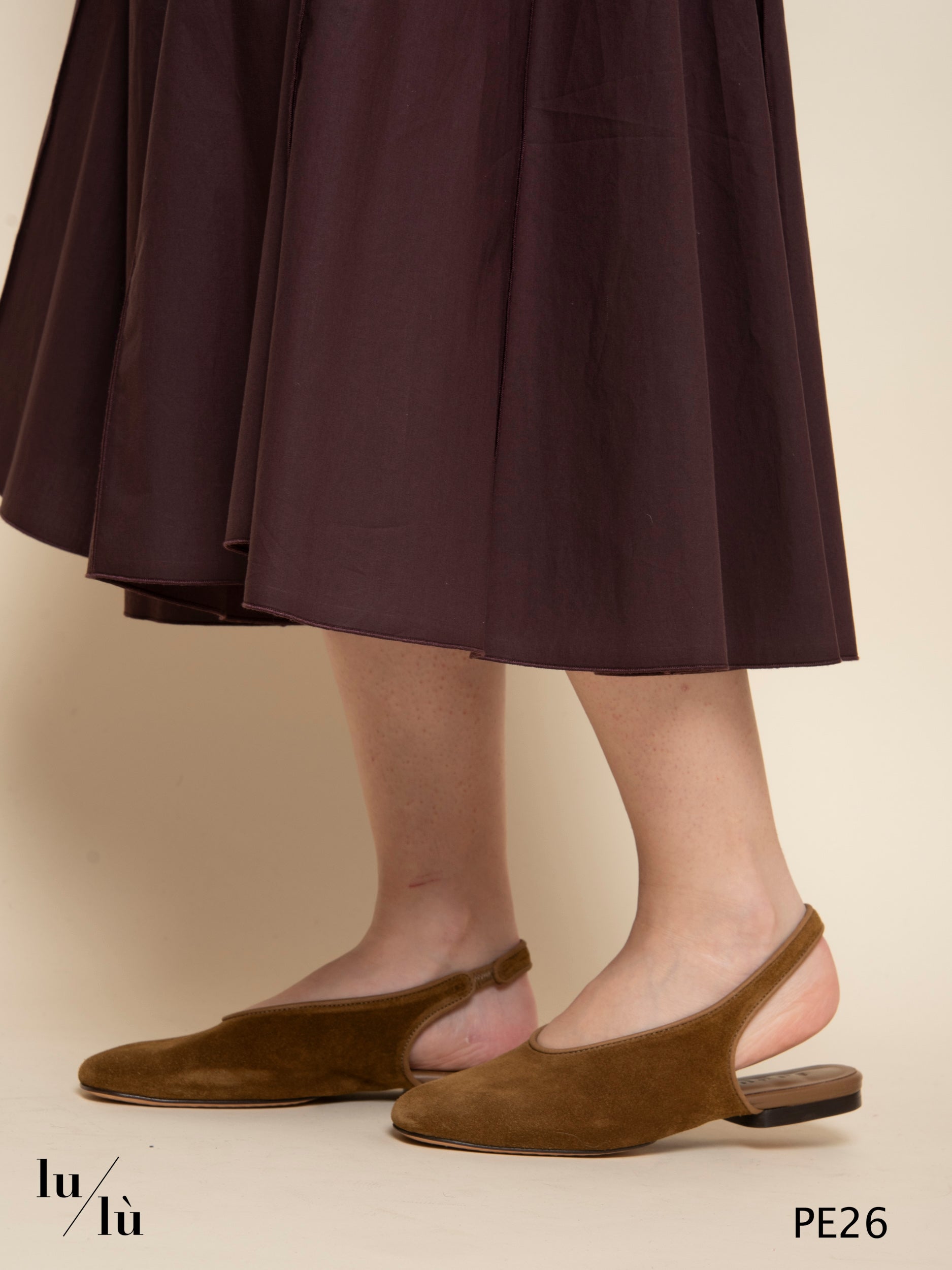 Hemmet Cuoio - Slingback in pelle scamosciata
